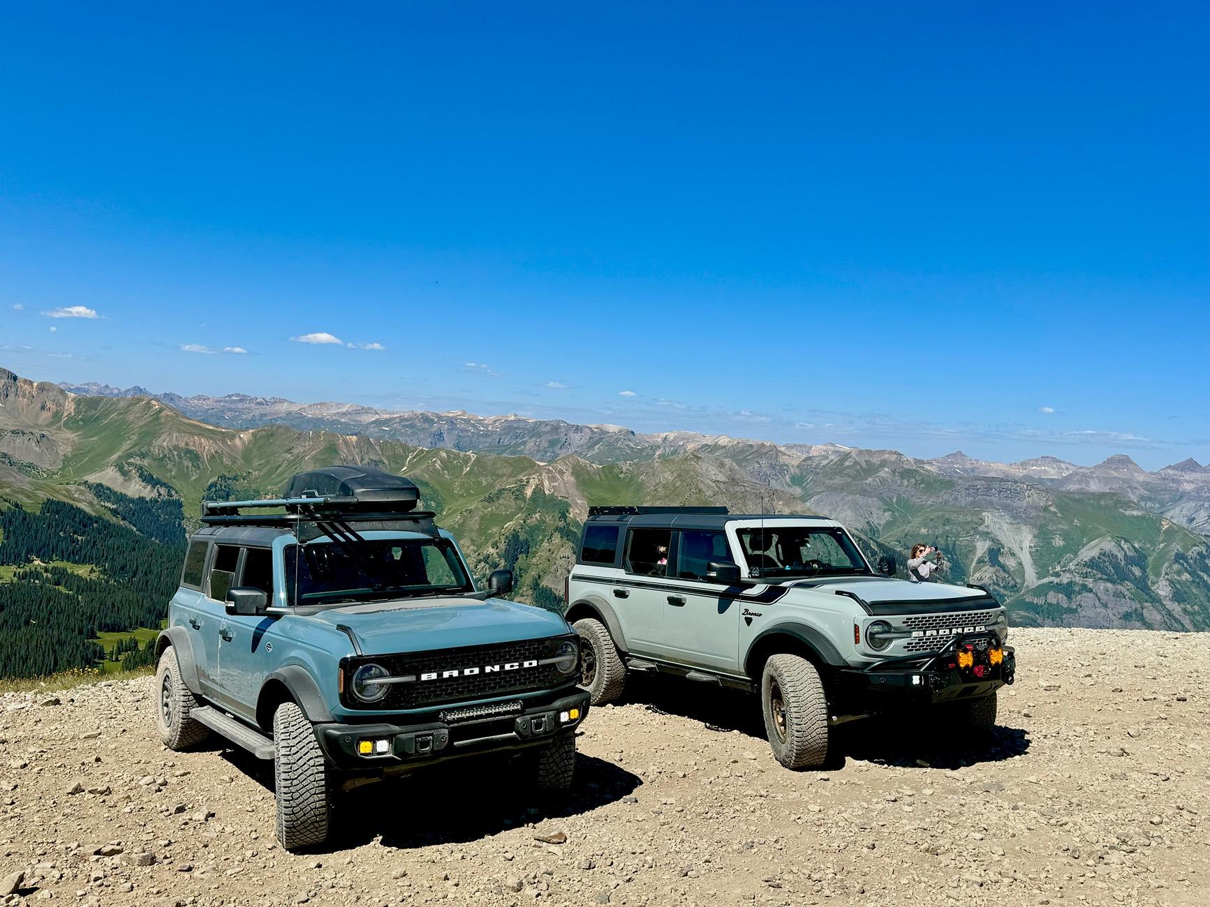 Ford Bronco Imogene Pass in July IMG_0417