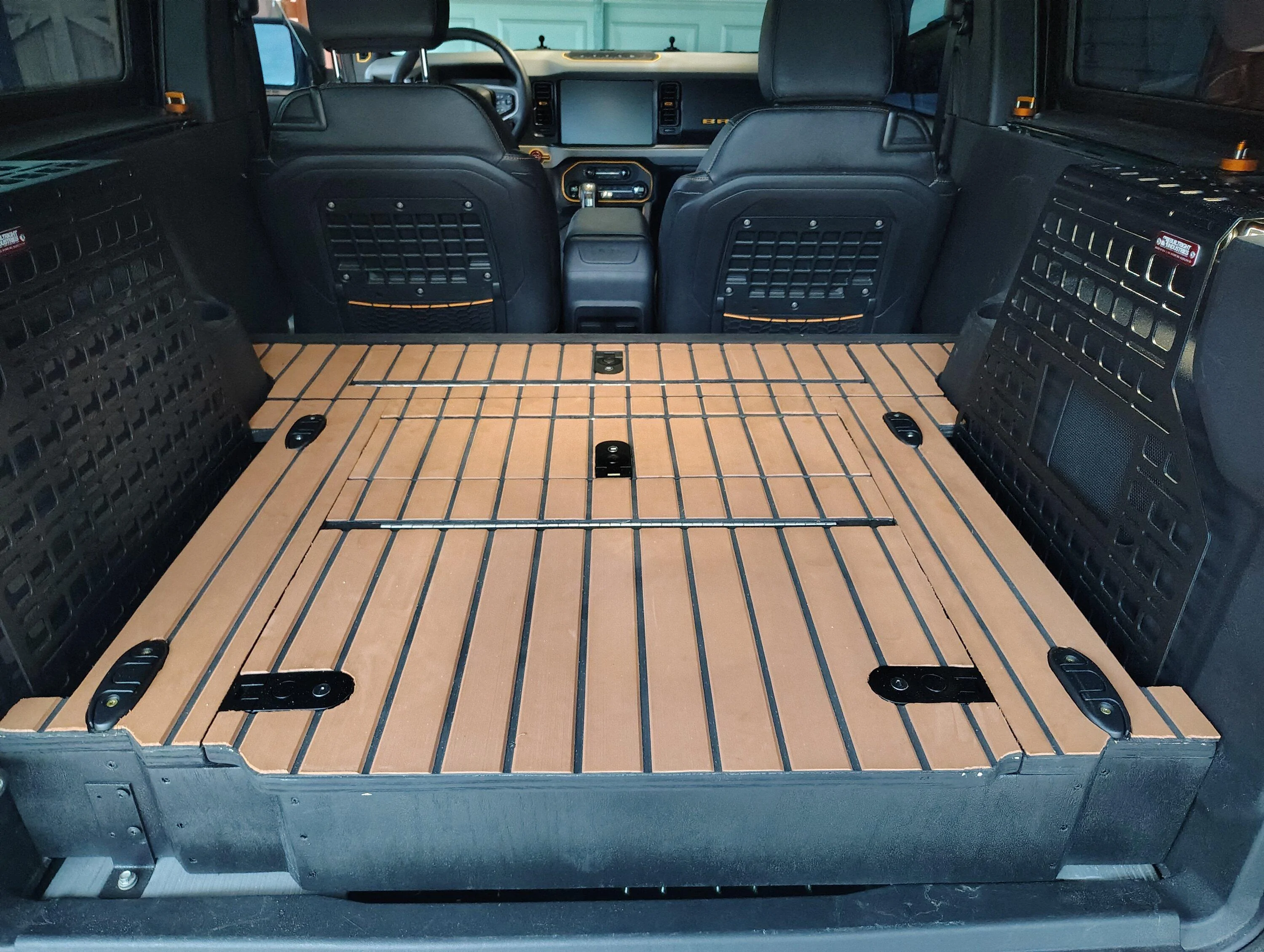 Ford Bronco Mirage's DIY 2 Door Rear Seat Delete/Raised Cargo Platform with 3 Lockable Storage Doors! IMG_20240727_181404286_HDR