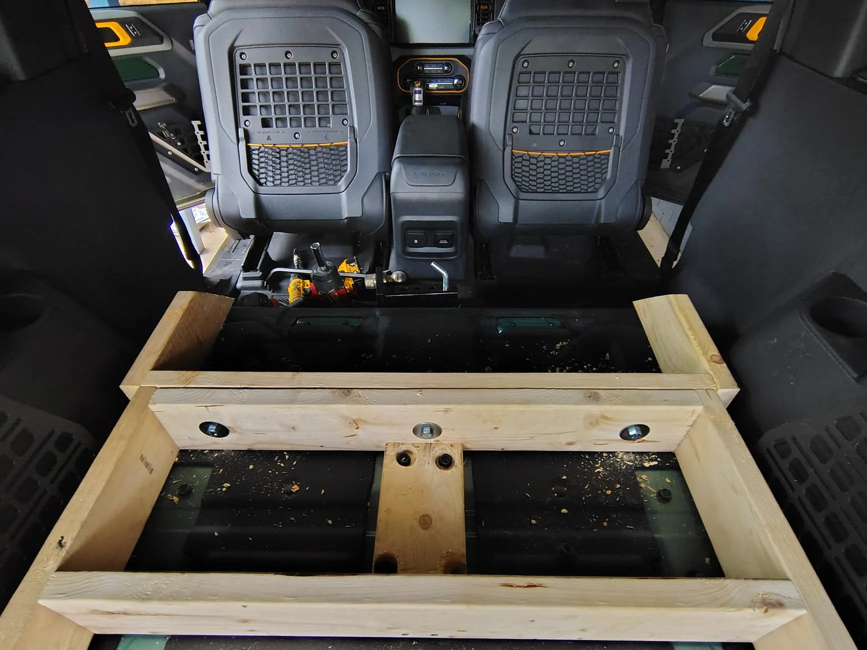 Ford Bronco Mirage's DIY 2 Door Rear Seat Delete/Raised Cargo Platform with 3 Lockable Storage Doors! IMG_20240725_171531456_HDR