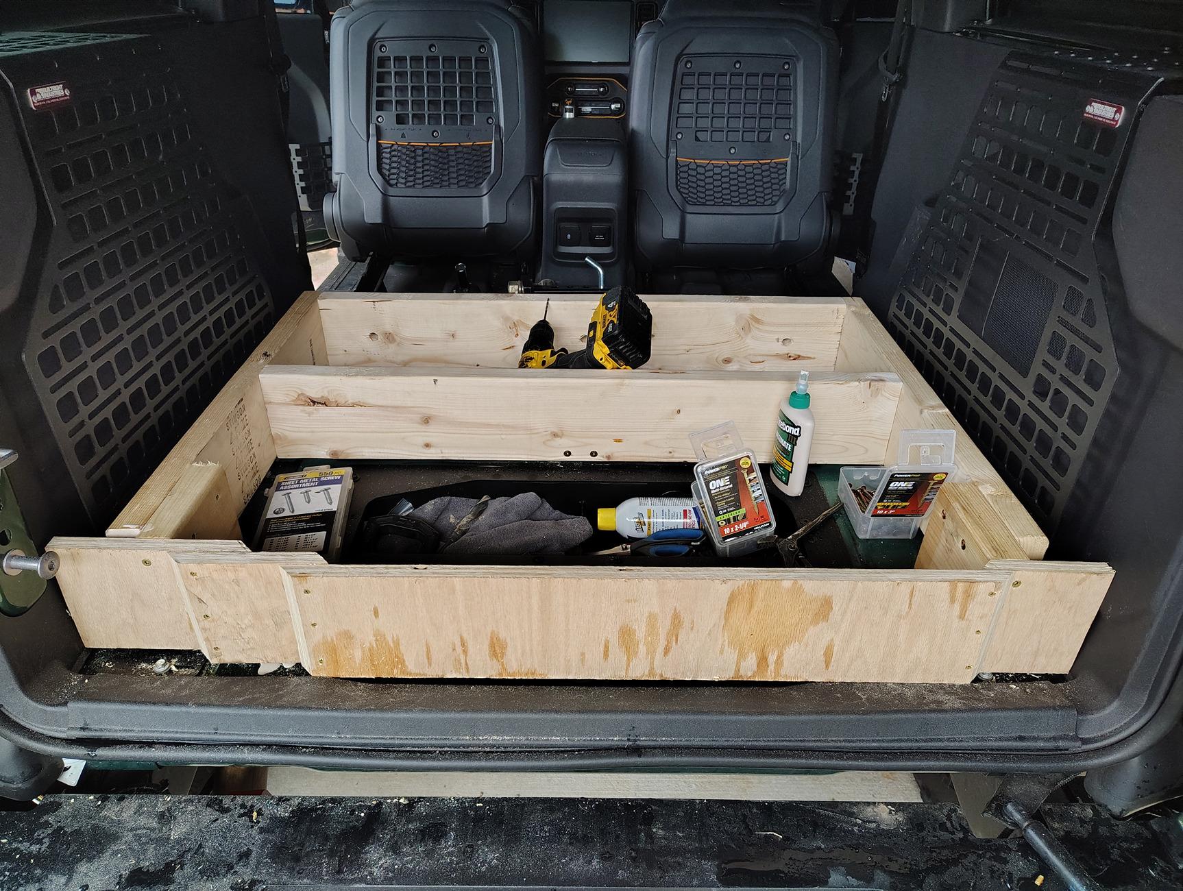 Ford Bronco Mirage's DIY 2 Door Rear Seat Delete/Raised Cargo Platform with 3 Lockable Storage Doors! IMG_20240725_181725270_HDR
