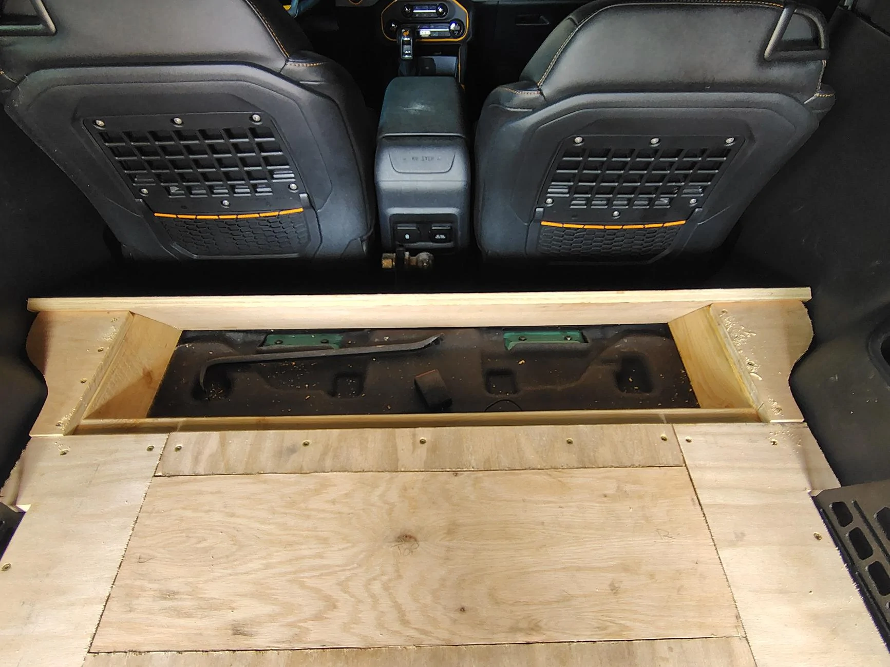 Ford Bronco Mirage's DIY 2 Door Rear Seat Delete/Raised Cargo Platform with 3 Lockable Storage Doors! IMG_20240726_155644900_HDR