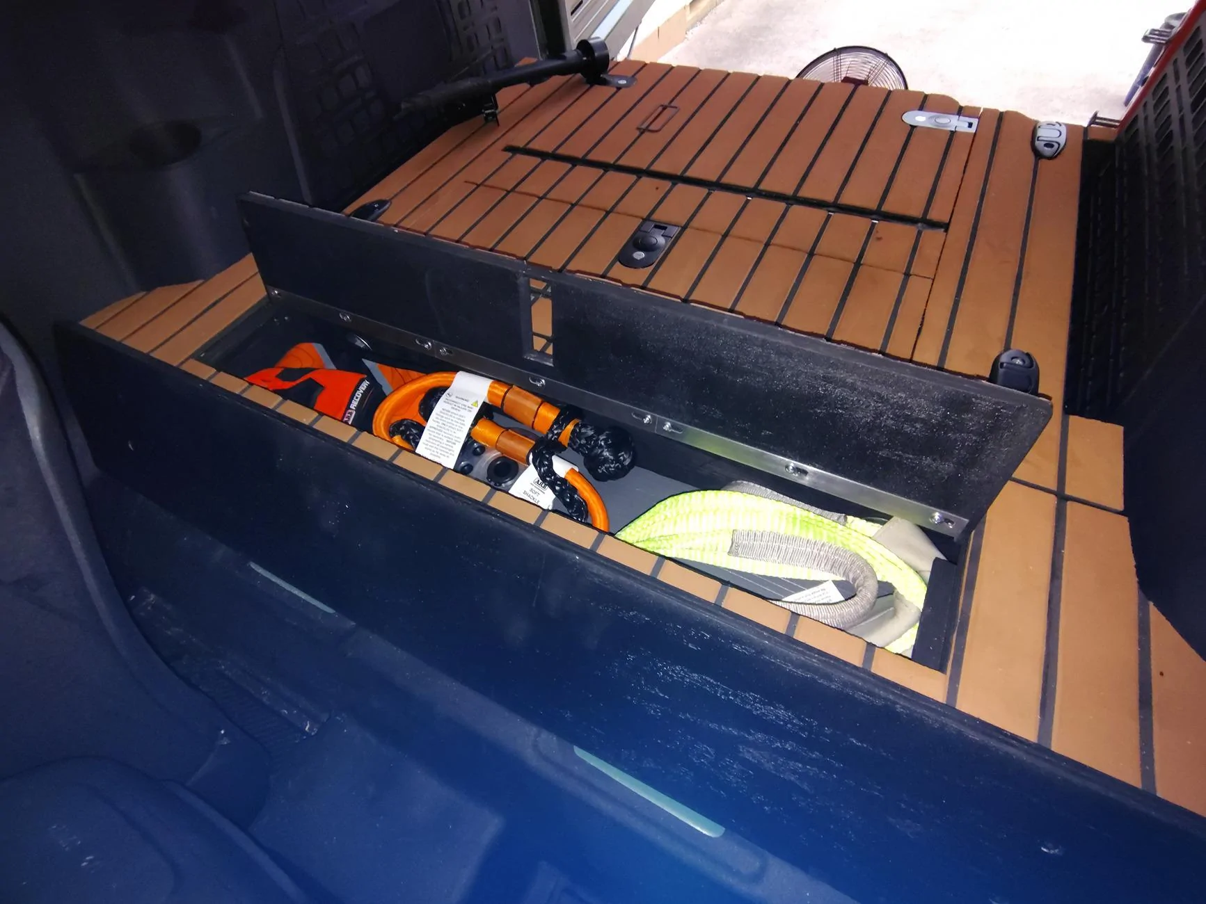 Ford Bronco Mirage's DIY 2 Door Rear Seat Delete/Raised Cargo Platform with 3 Lockable Storage Doors! IMG_20240727_184127171