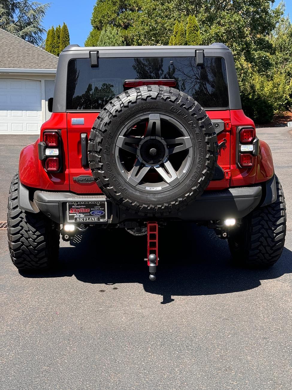 Ford Bronco SSC2 Pro Dual LED Light Reverse Kit Installed on Bronco Raptor IMG_3960