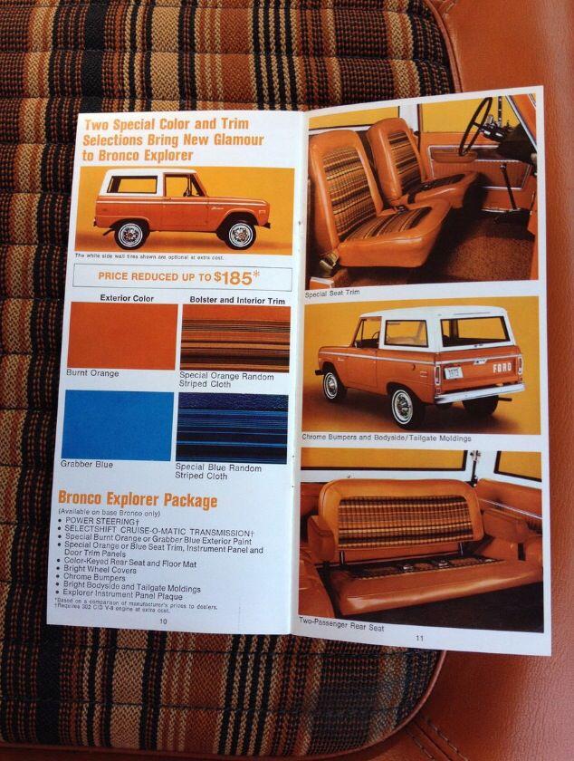 Ford Bronco Custom 2 door interior 7ab5ed82a485456cb61f3f3cae8f9c43