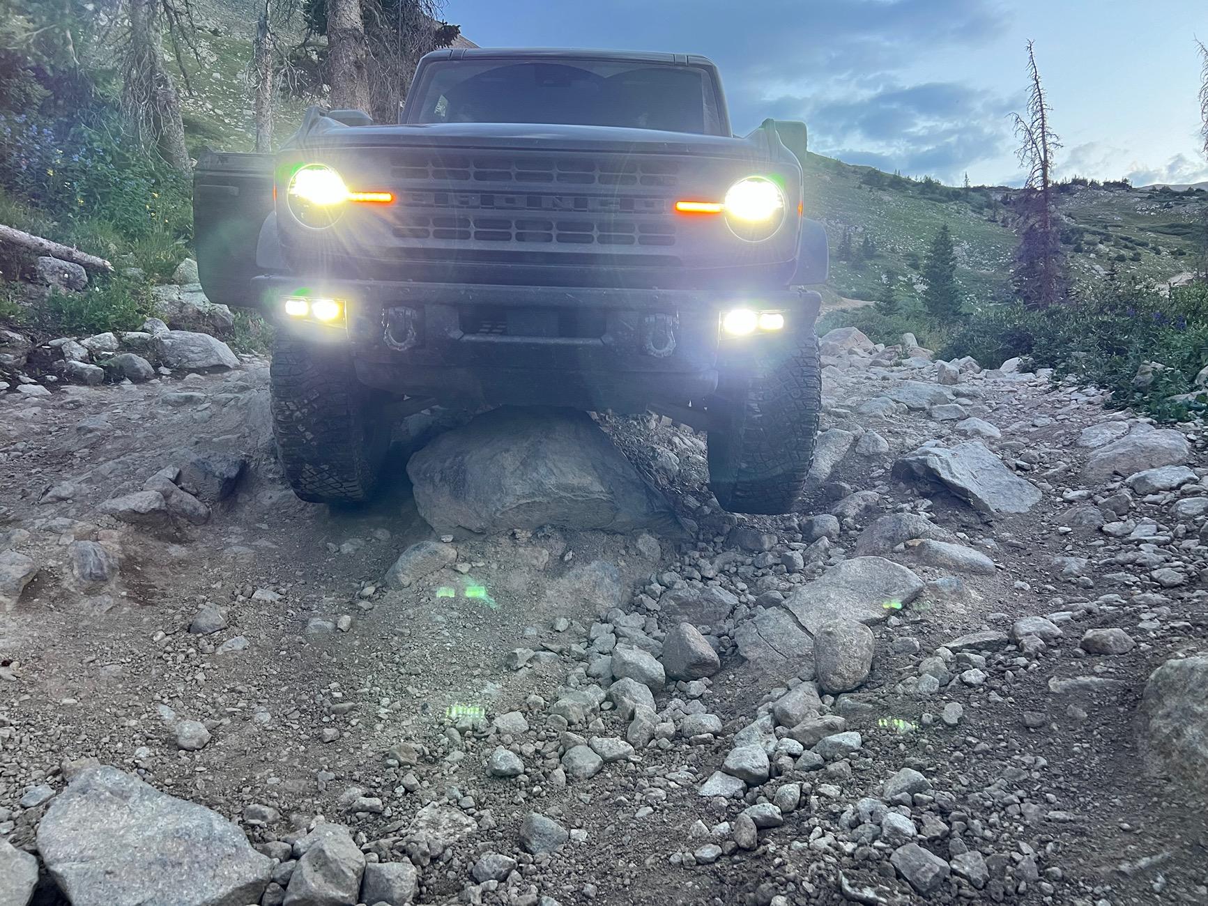 Ford Bronco Broke my steering rack in a fun new way (high centered)! IMG_8987