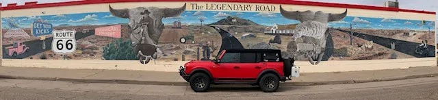 Ford Bronco Mural Monday! Tucamcari, NM