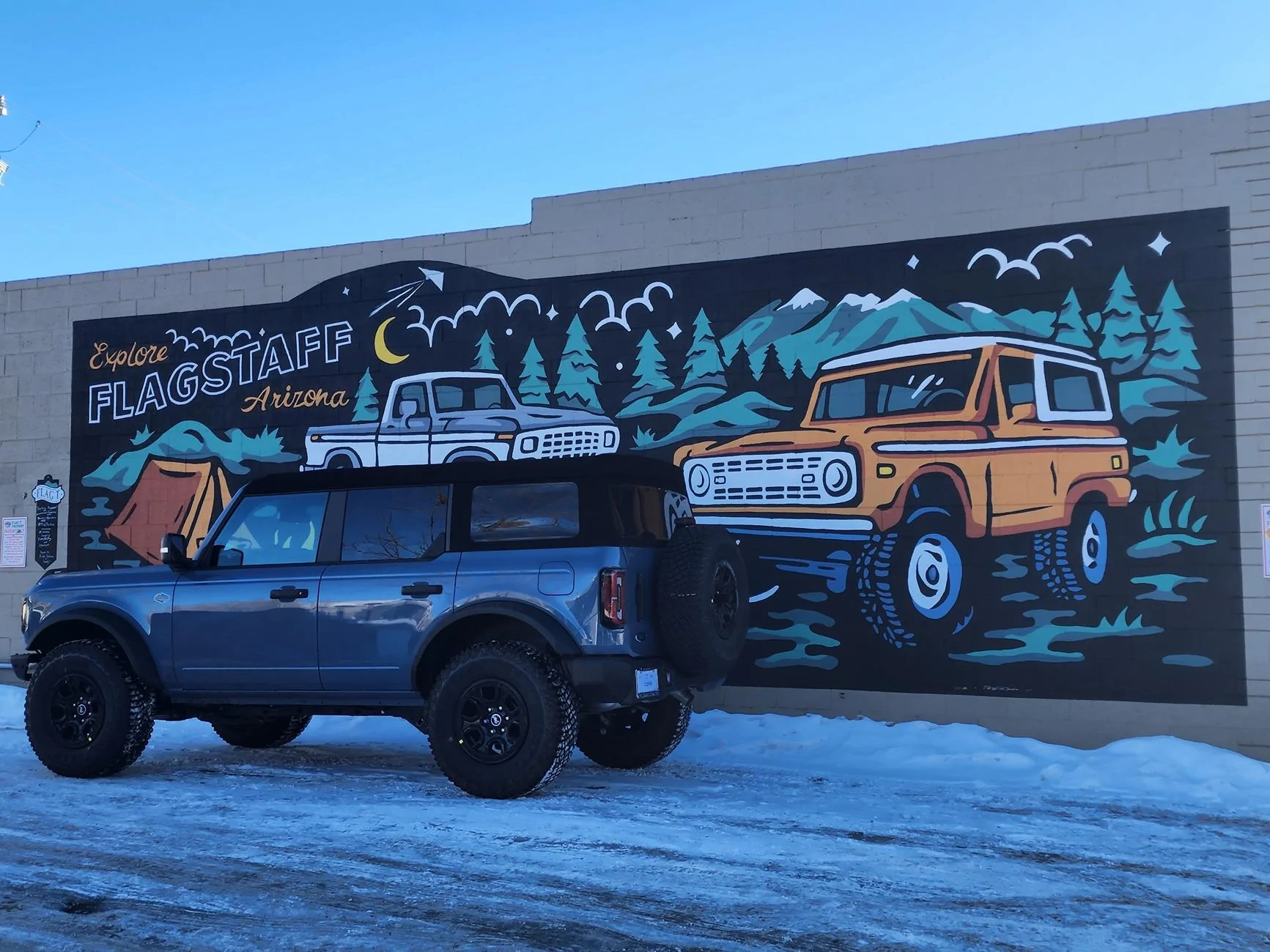 Ford Bronco Mural Monday! New Bronco mural-1