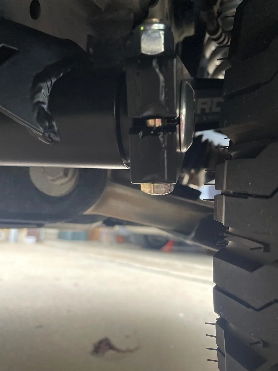 Ford Bronco Rockjock anti sway bar installed on 2 Door non SAS IMG_6477