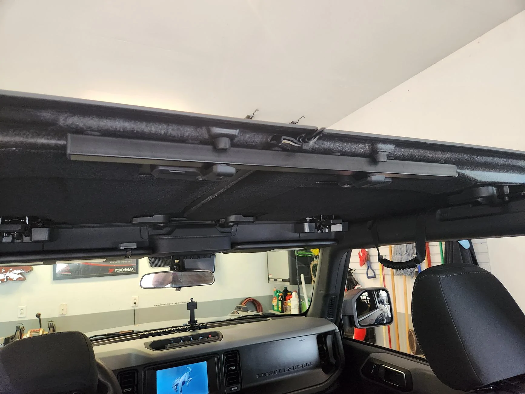 Ford Bronco How to get "half cab" look on 2 door Bronco using a DIY crossbar 20240811_164048