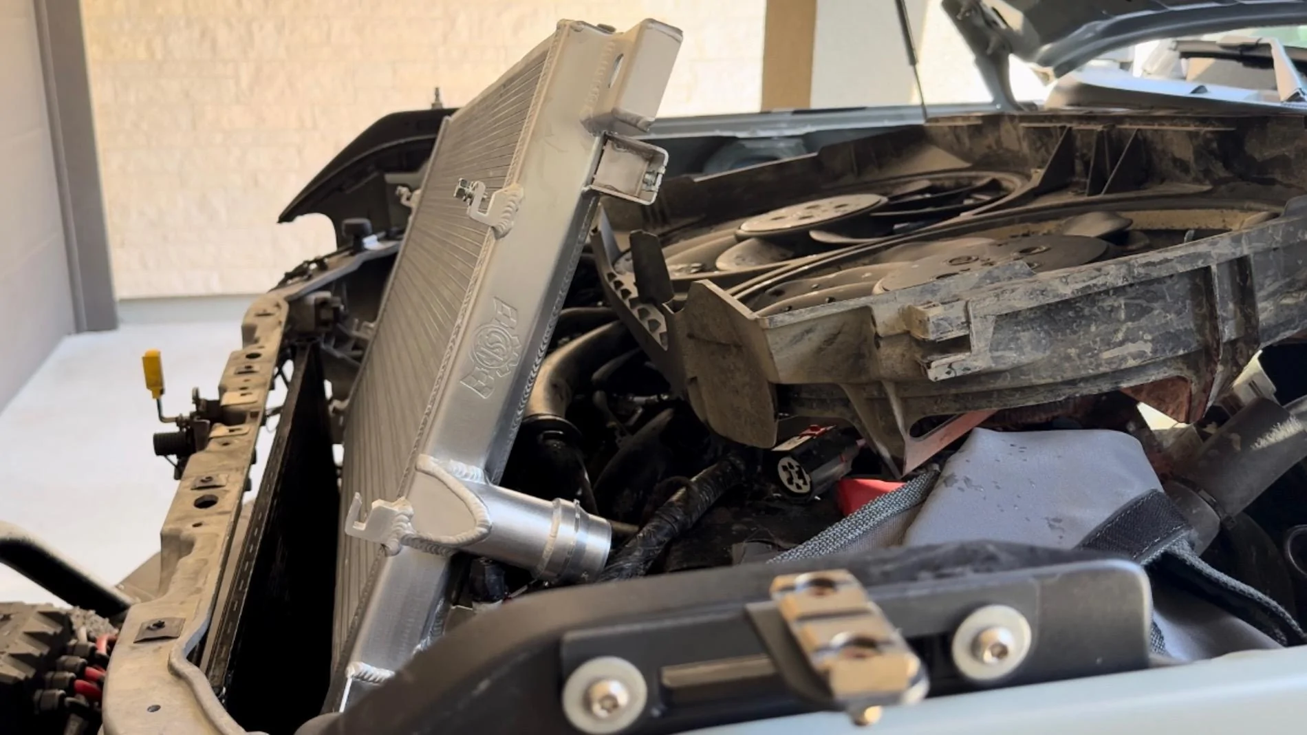 Ford Bronco Installed the new CSF performance Radiator on 2021 Badlands 2.7 Bronco IMG_2901