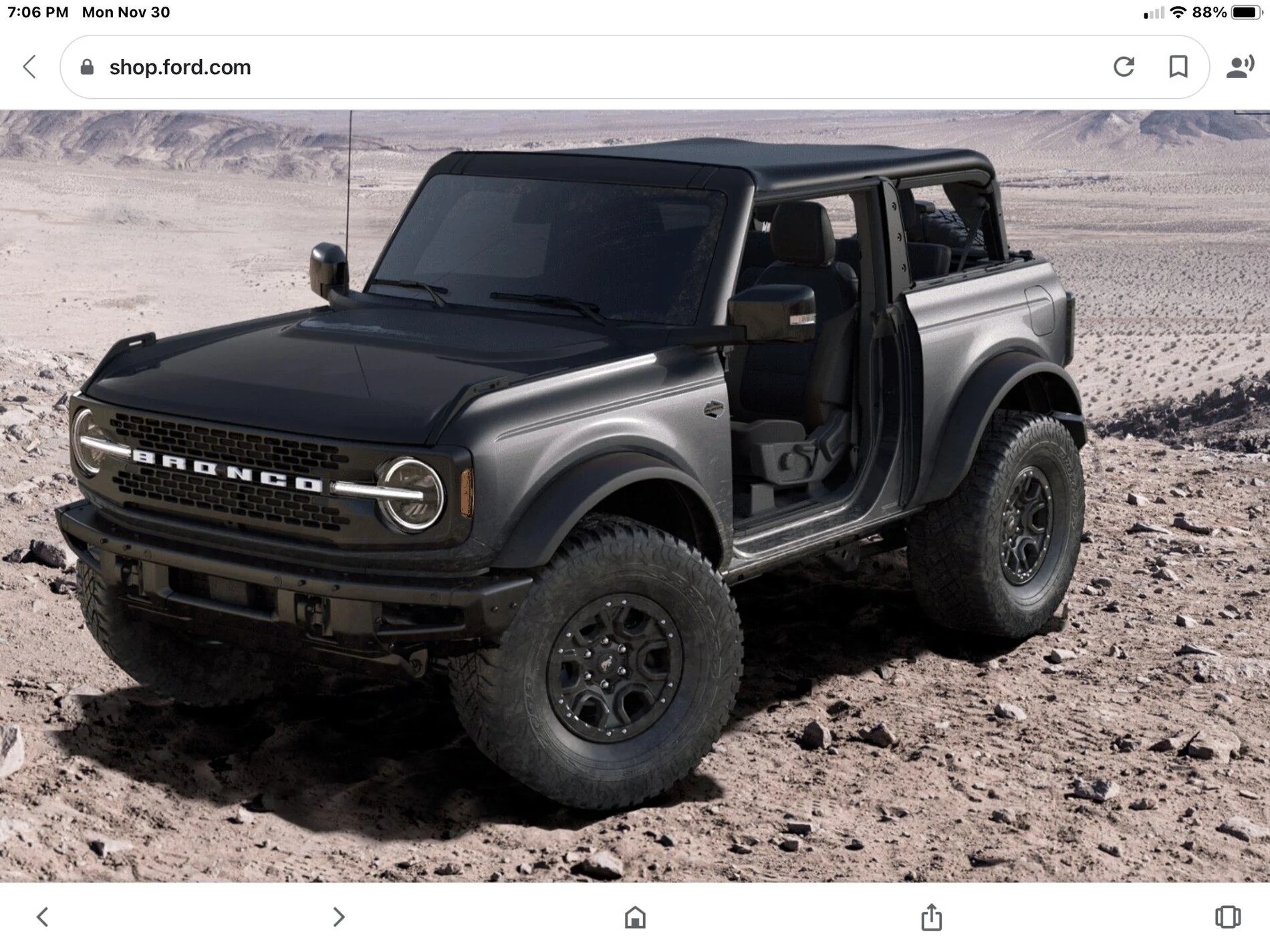 Ford Bronco Why go 4-door unless you have to? 480DCB51-1C9C-454F-99C7-D65FBFE7D2A6