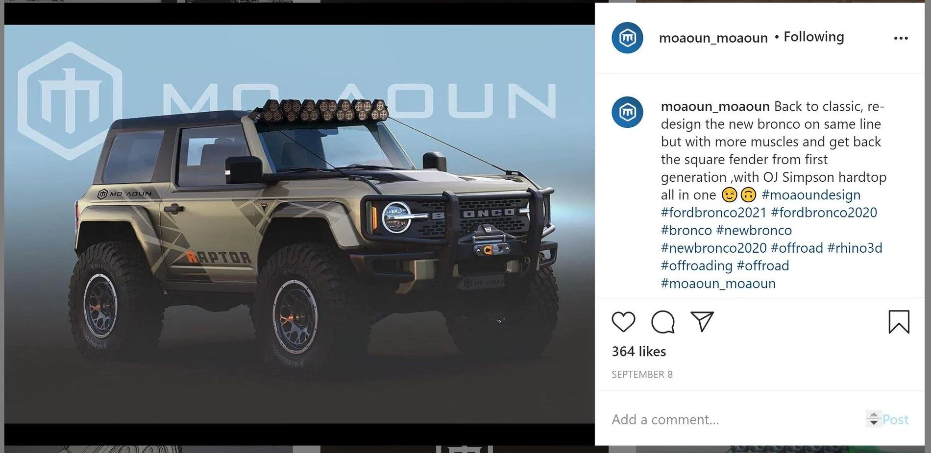 Ford Bronco Request: 2023/2024 Ford Bronco Warthog Renderings BroncoRaptor