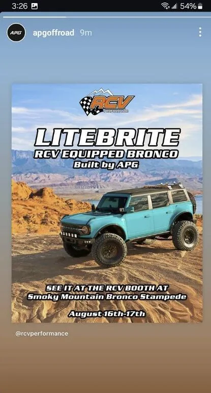 Ford Bronco ADV Production Modular Hardtop! 1000004068