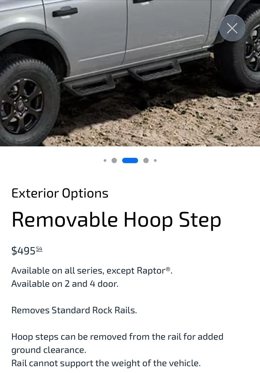 Ford Bronco Mud flaps that are compatible with the factory removable hoop step? IMG_7426