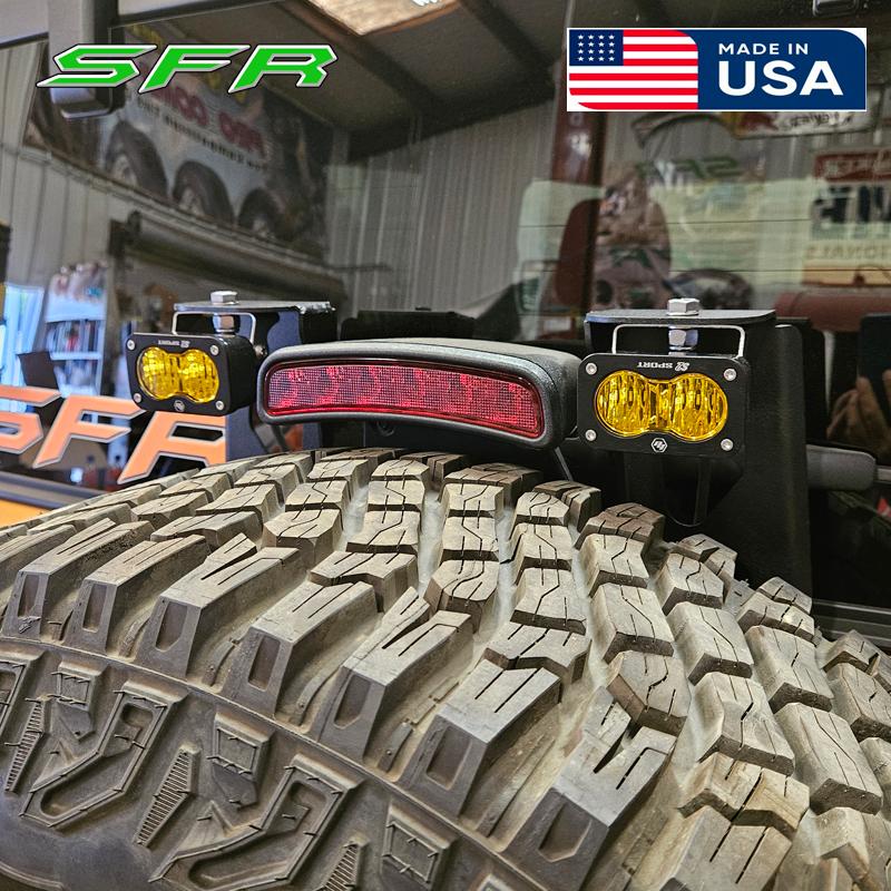 Ford Bronco SFR Chase Light / Dust Light / Reverse Light Brackets Chase1