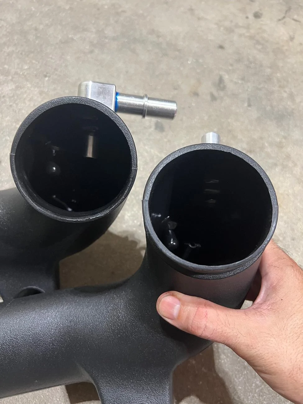 Ford Bronco Injen Intake & Charge Pipe installed on 2.7 Bronco IMG_1231