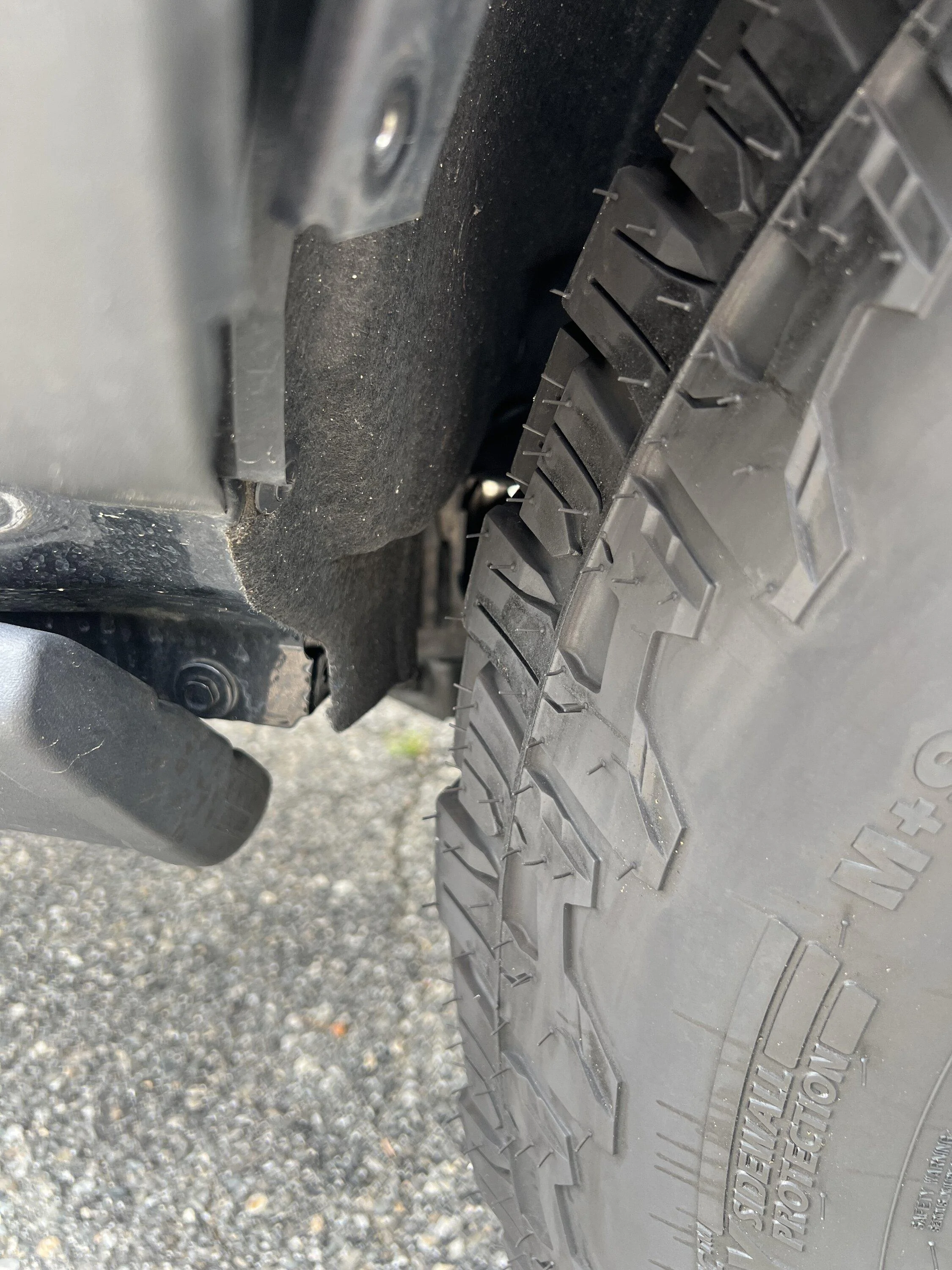 Ford Bronco Anyone have Mud Flap clearance issues with 0" offset Wheels on 35s on a Wildtrak? D658C218-4972-4F89-9A2E-186F1670511F