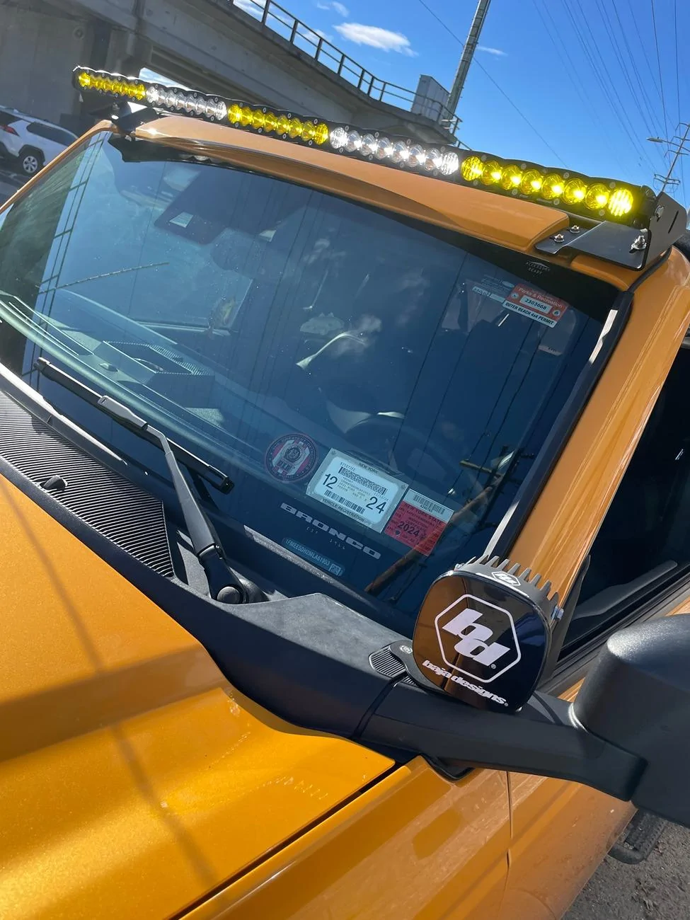 Ford Bronco Roof Light bar options Photo Dec 19 2023, 11 57 54 AM