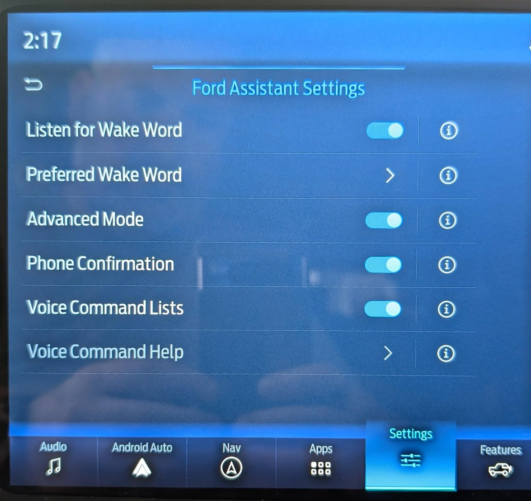 Ford Bronco 2024 2.7 Procal install disabled voice command? voice1