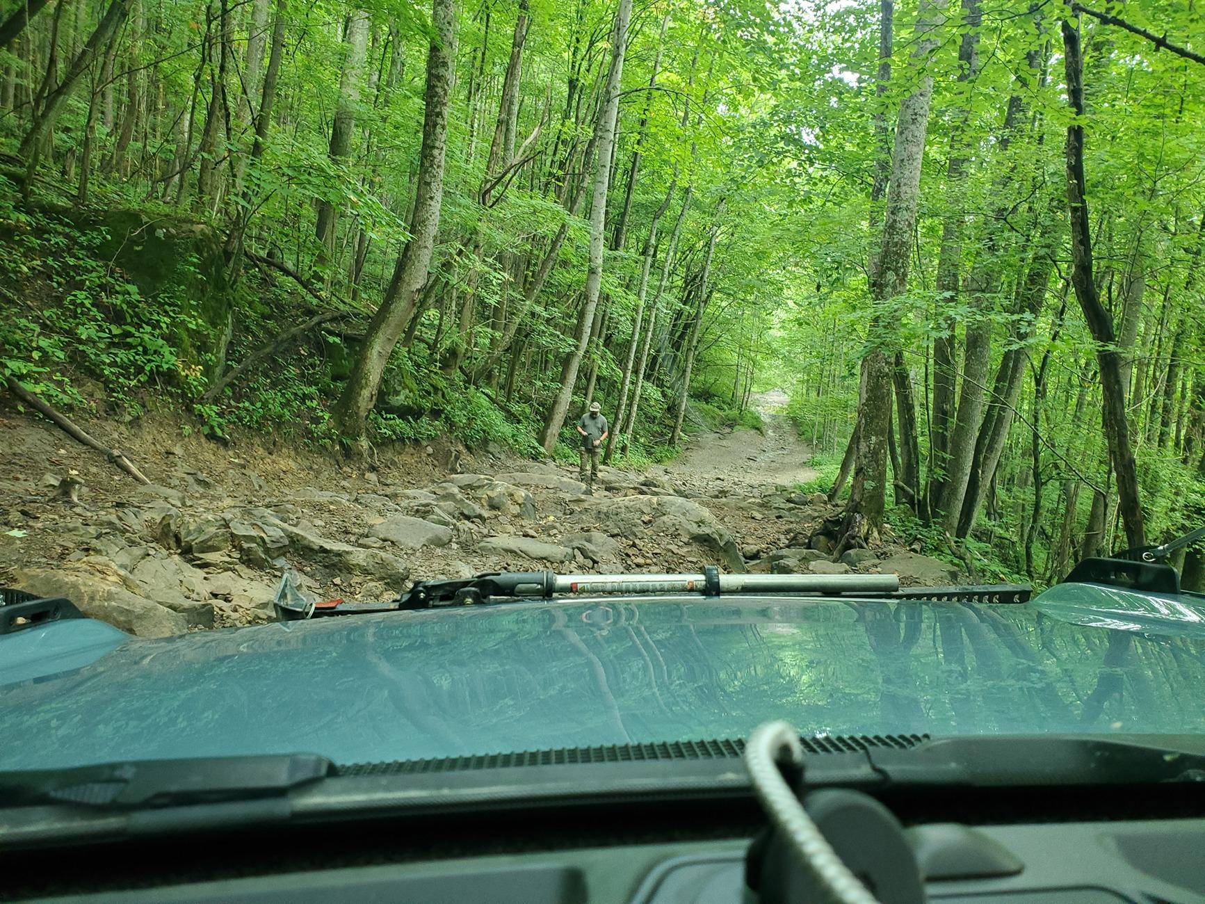 Ford Bronco Windrock Trail 11, 13, S8 (outside the park on TWRA land), 30, and 2. 20240817_102038