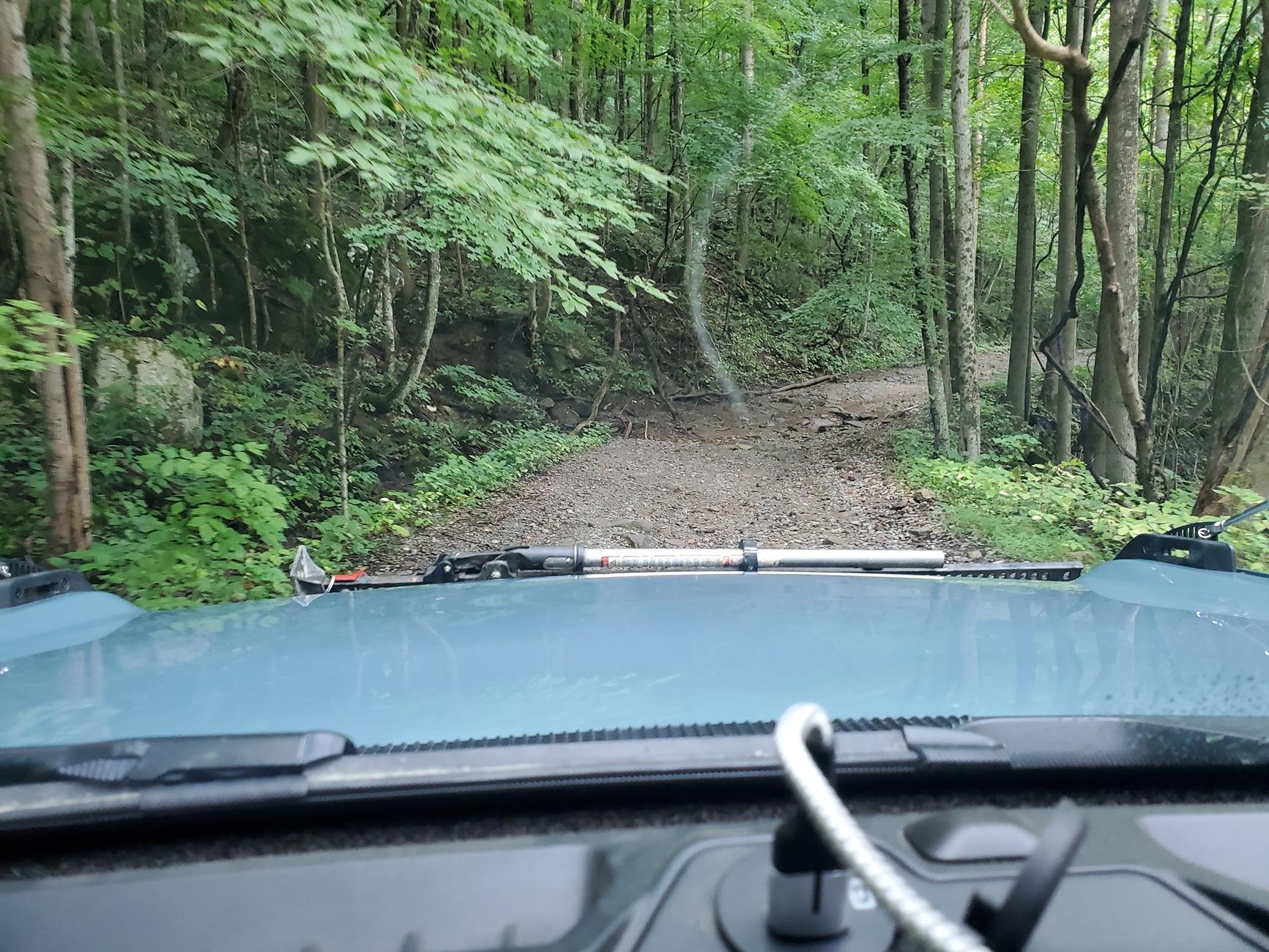 Ford Bronco Windrock Trail 11, 13, S8 (outside the park on TWRA land), 30, and 2. 20240817_100430