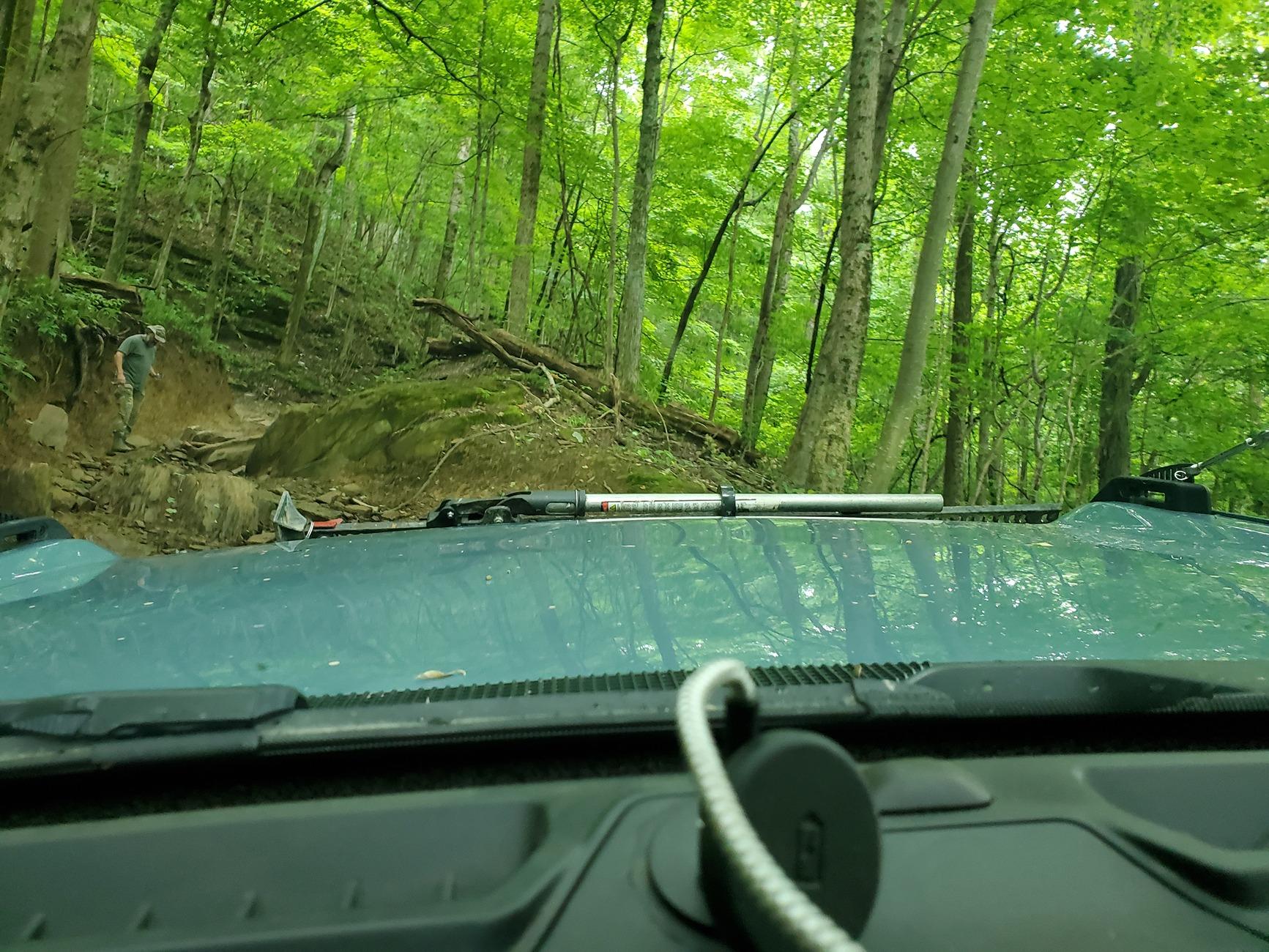 Ford Bronco Windrock Trail 11, 13, S8 (outside the park on TWRA land), 30, and 2. 20240817_114309
