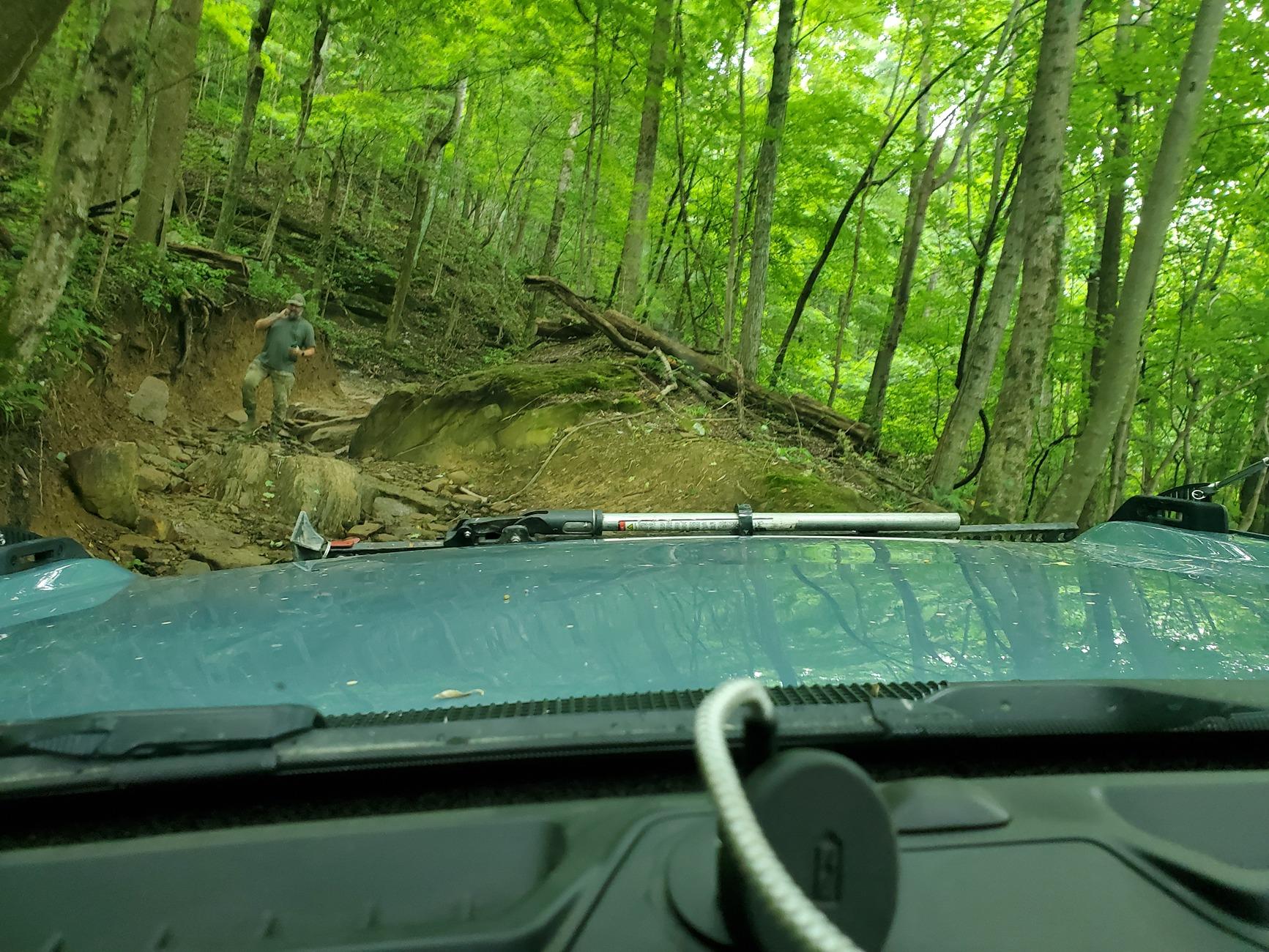 Ford Bronco Windrock Trail 11, 13, S8 (outside the park on TWRA land), 30, and 2. 20240817_114311