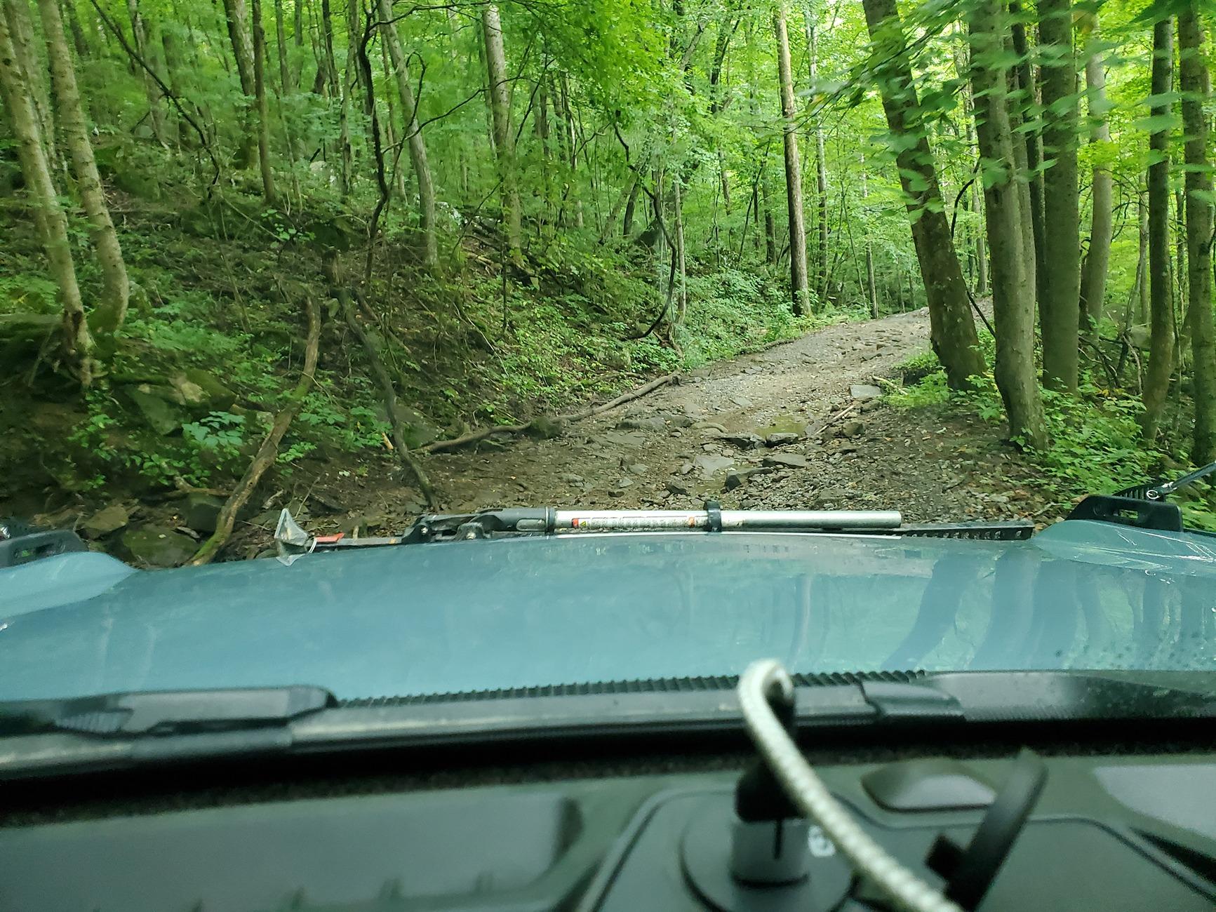 Ford Bronco Windrock Trail 11, 13, S8 (outside the park on TWRA land), 30, and 2. 20240817_100436