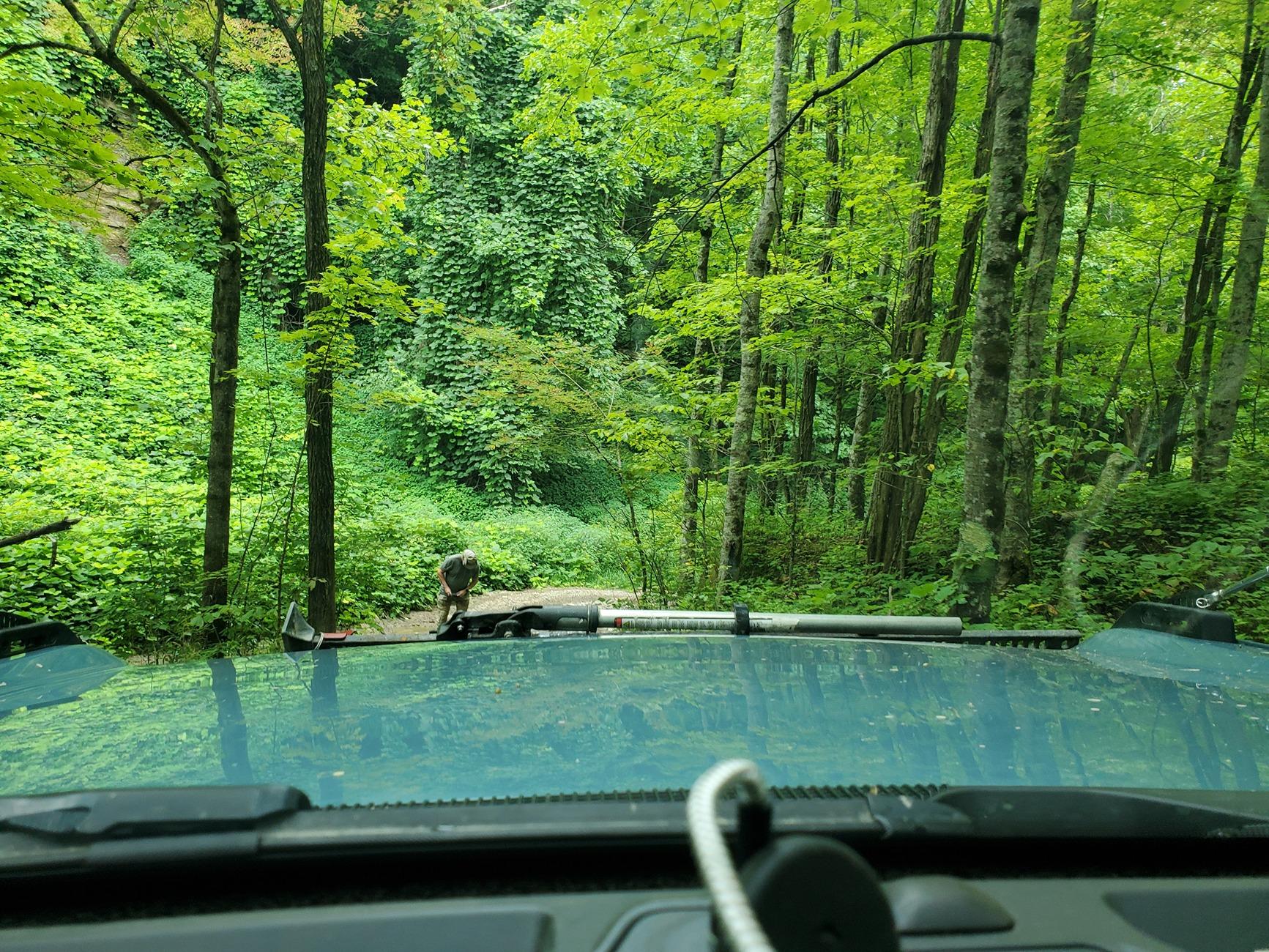 Ford Bronco Windrock Trail 11, 13, S8 (outside the park on TWRA land), 30, and 2. 20240817_120921