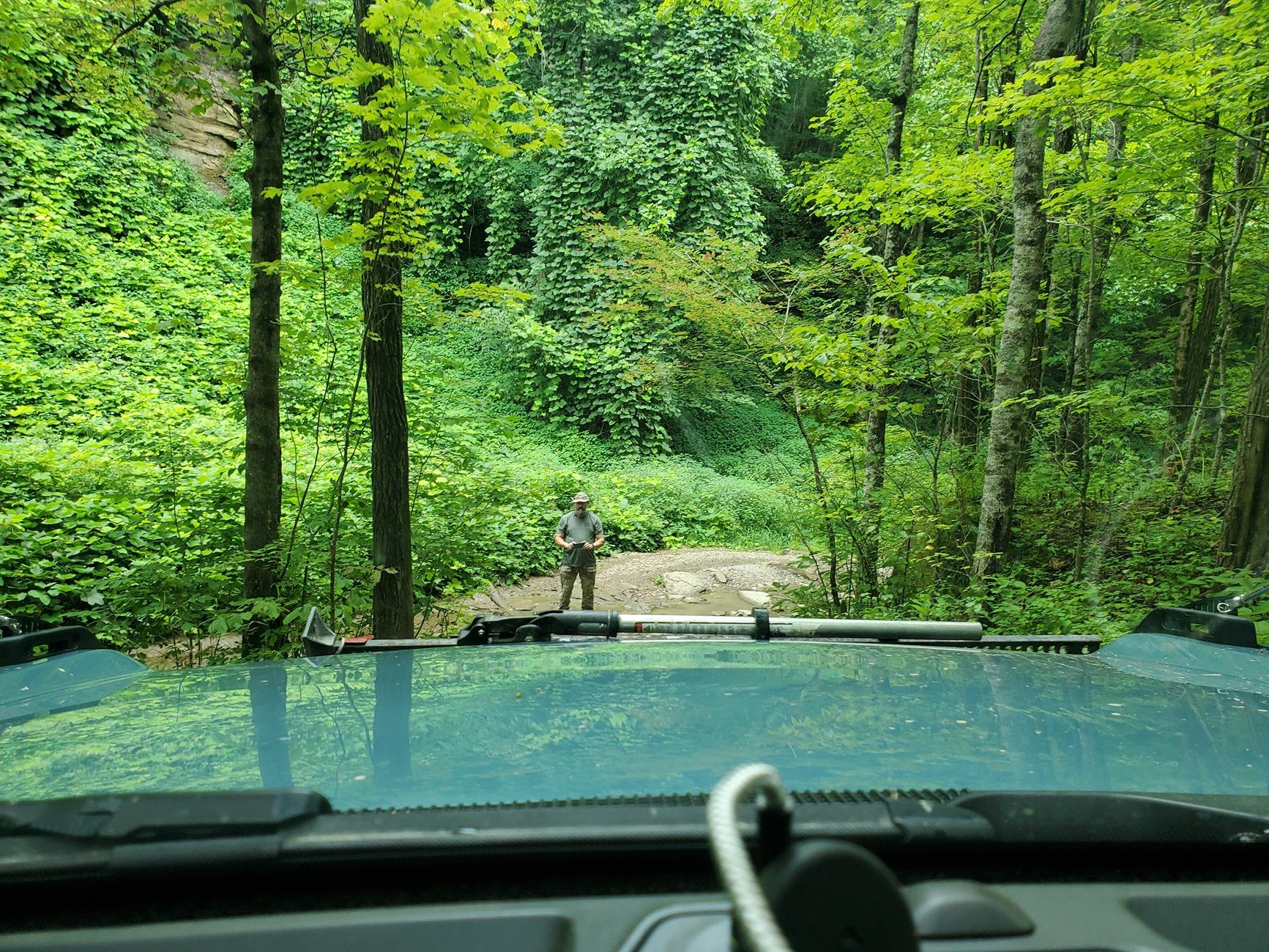 Ford Bronco Windrock Trail 11, 13, S8 (outside the park on TWRA land), 30, and 2. 20240817_120925