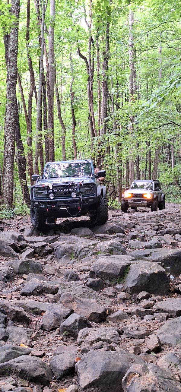 Ford Bronco Windrock Trail 11, 13, S8 (outside the park on TWRA land), 30, and 2. 20240817_100619