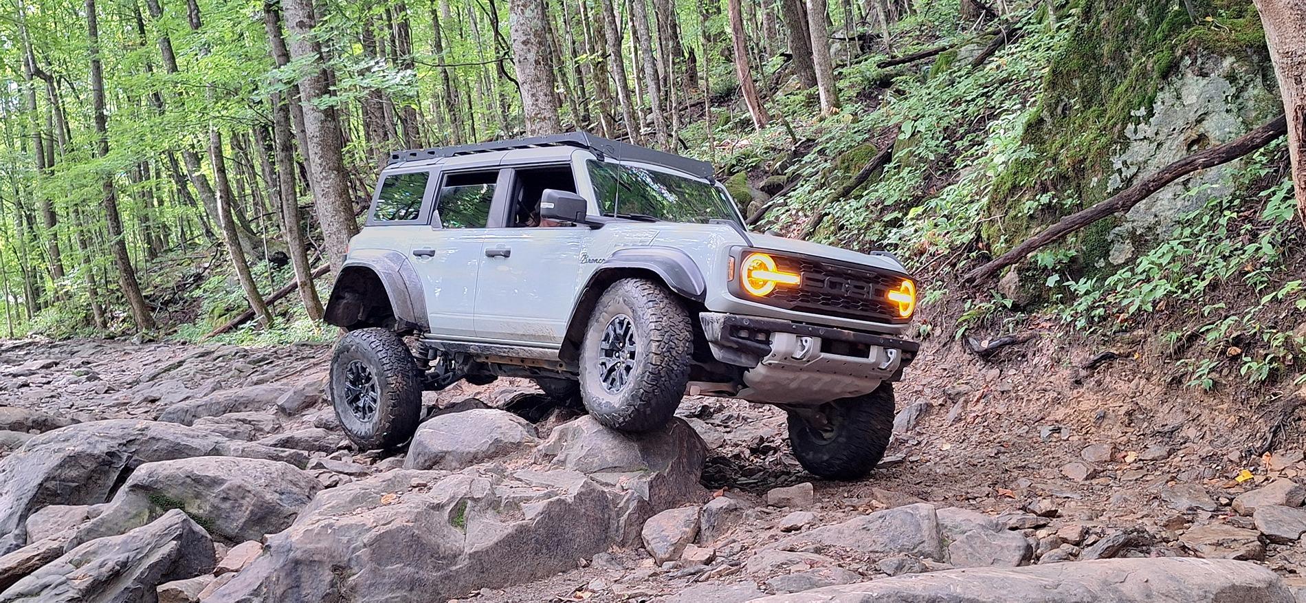 Ford Bronco Windrock Trail 11, 13, S8 (outside the park on TWRA land), 30, and 2. 20240817_102237