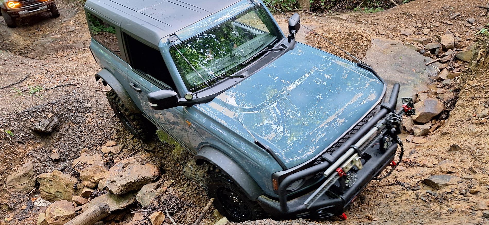 Ford Bronco Windrock Trail 11, 13, S8 (outside the park on TWRA land), 30, and 2. 20240817_104046