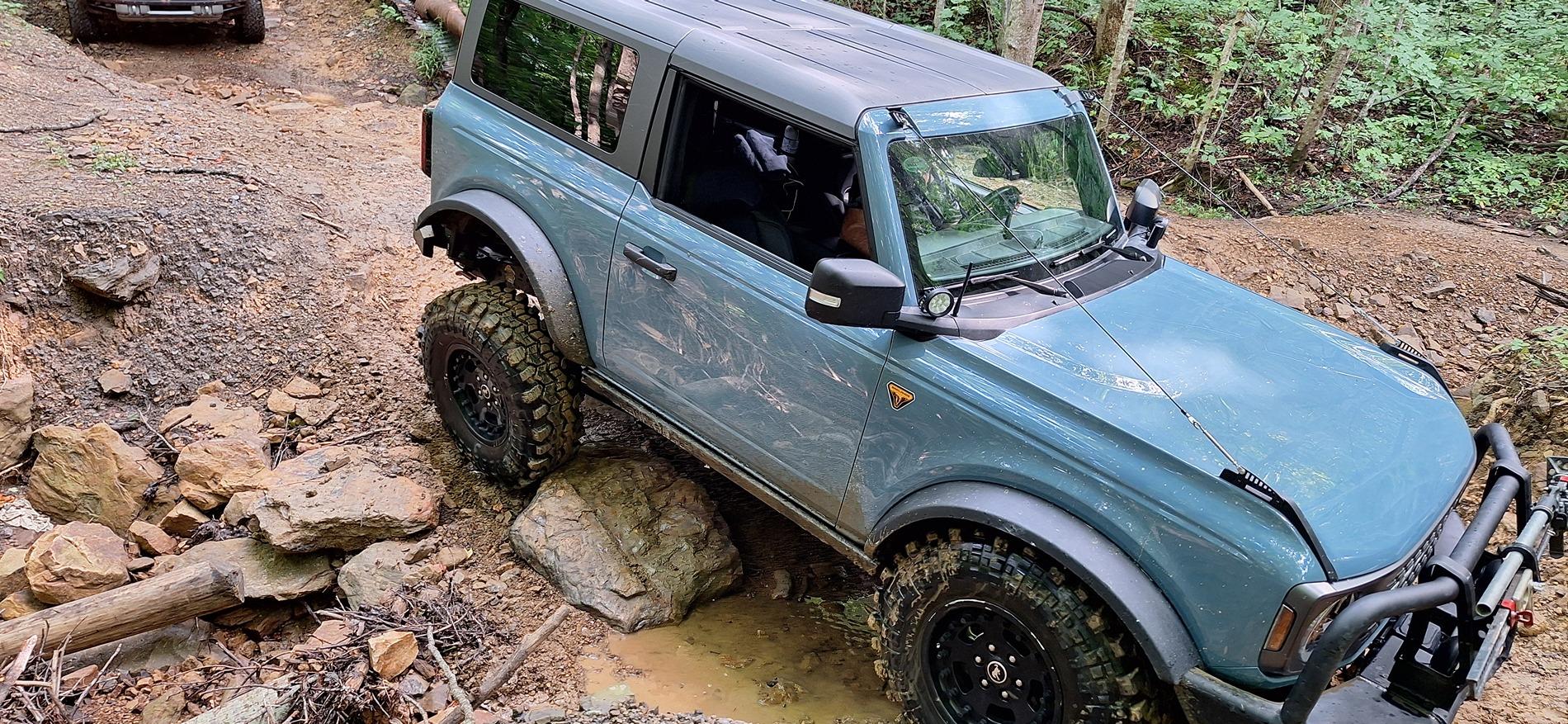 Ford Bronco Windrock Trail 11, 13, S8 (outside the park on TWRA land), 30, and 2. 20240817_104105