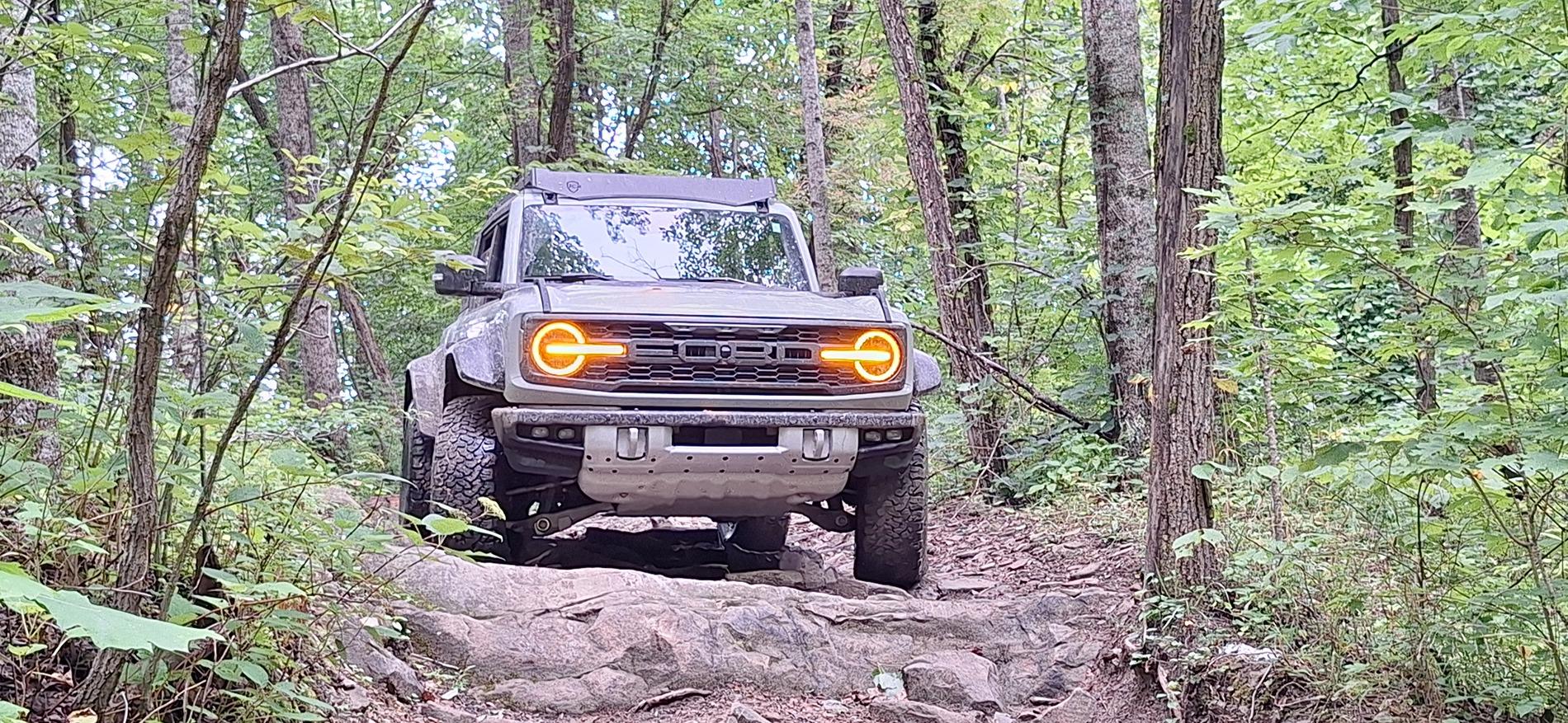 Ford Bronco Windrock Trail 11, 13, S8 (outside the park on TWRA land), 30, and 2. 20240817_121020
