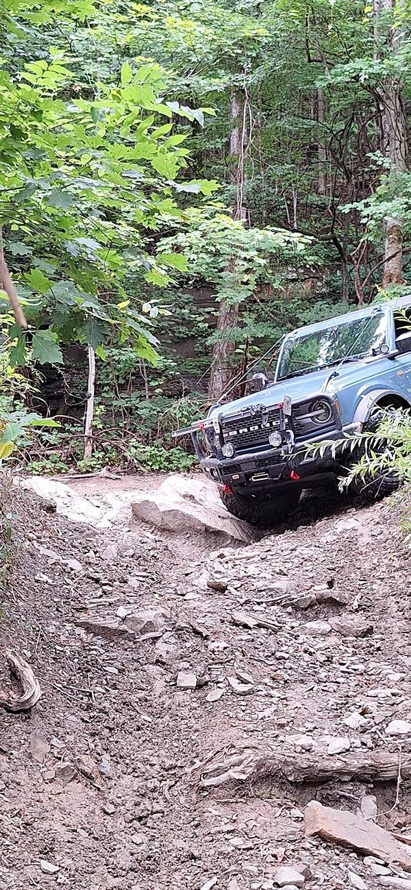 Ford Bronco Windrock Trail 11, 13, S8 (outside the park on TWRA land), 30, and 2. 20240817_124155