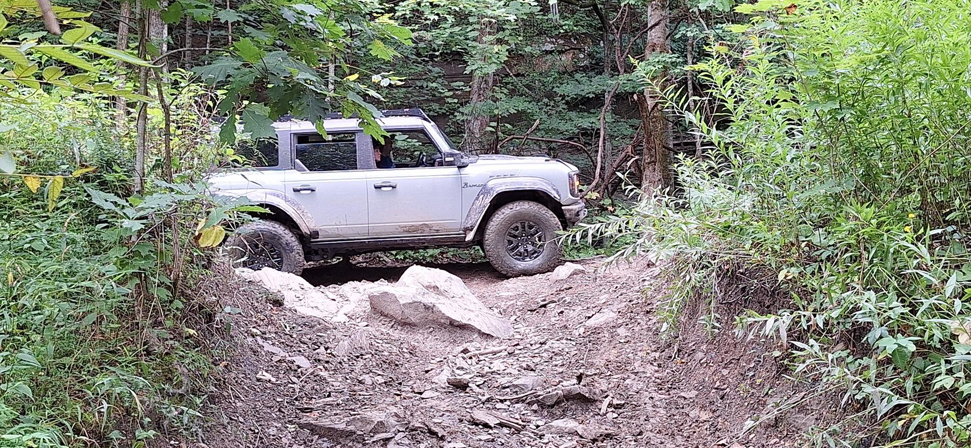 Ford Bronco Windrock Trail 11, 13, S8 (outside the park on TWRA land), 30, and 2. 20240817_124223