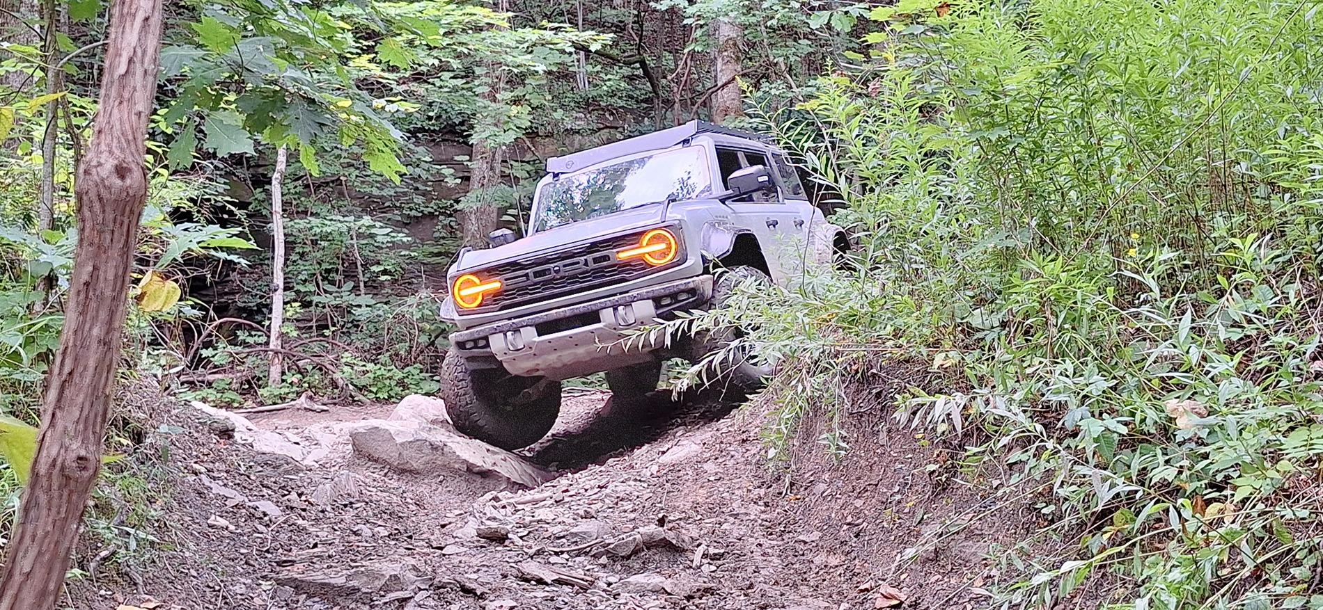 Ford Bronco Windrock Trail 11, 13, S8 (outside the park on TWRA land), 30, and 2. 20240817_124247