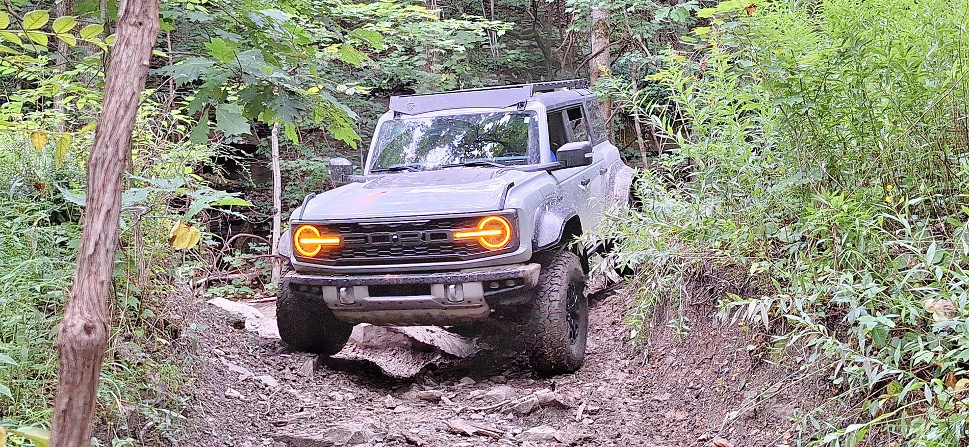 Ford Bronco Windrock Trail 11, 13, S8 (outside the park on TWRA land), 30, and 2. 20240817_124257