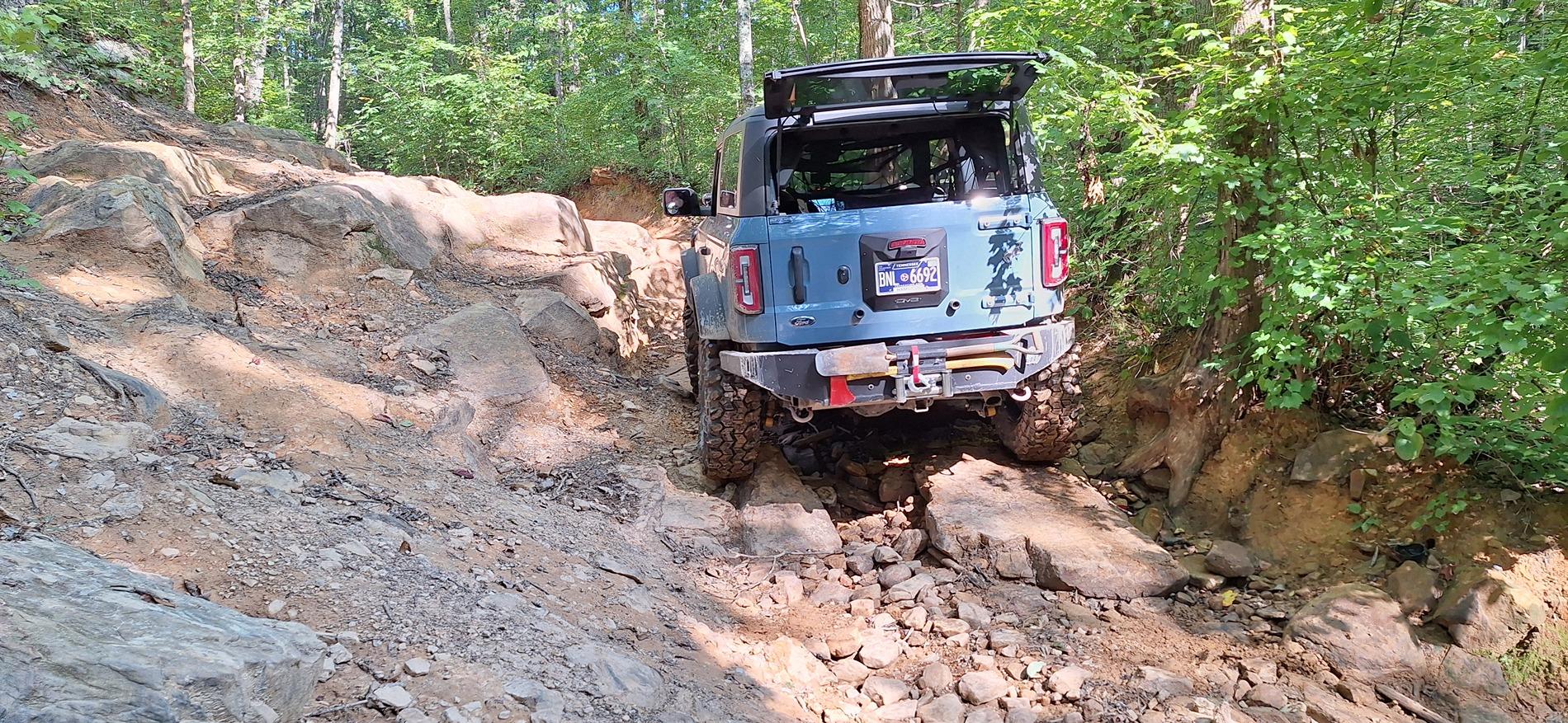Ford Bronco Windrock Trail 11, 13, S8 (outside the park on TWRA land), 30, and 2. 20240817_171113