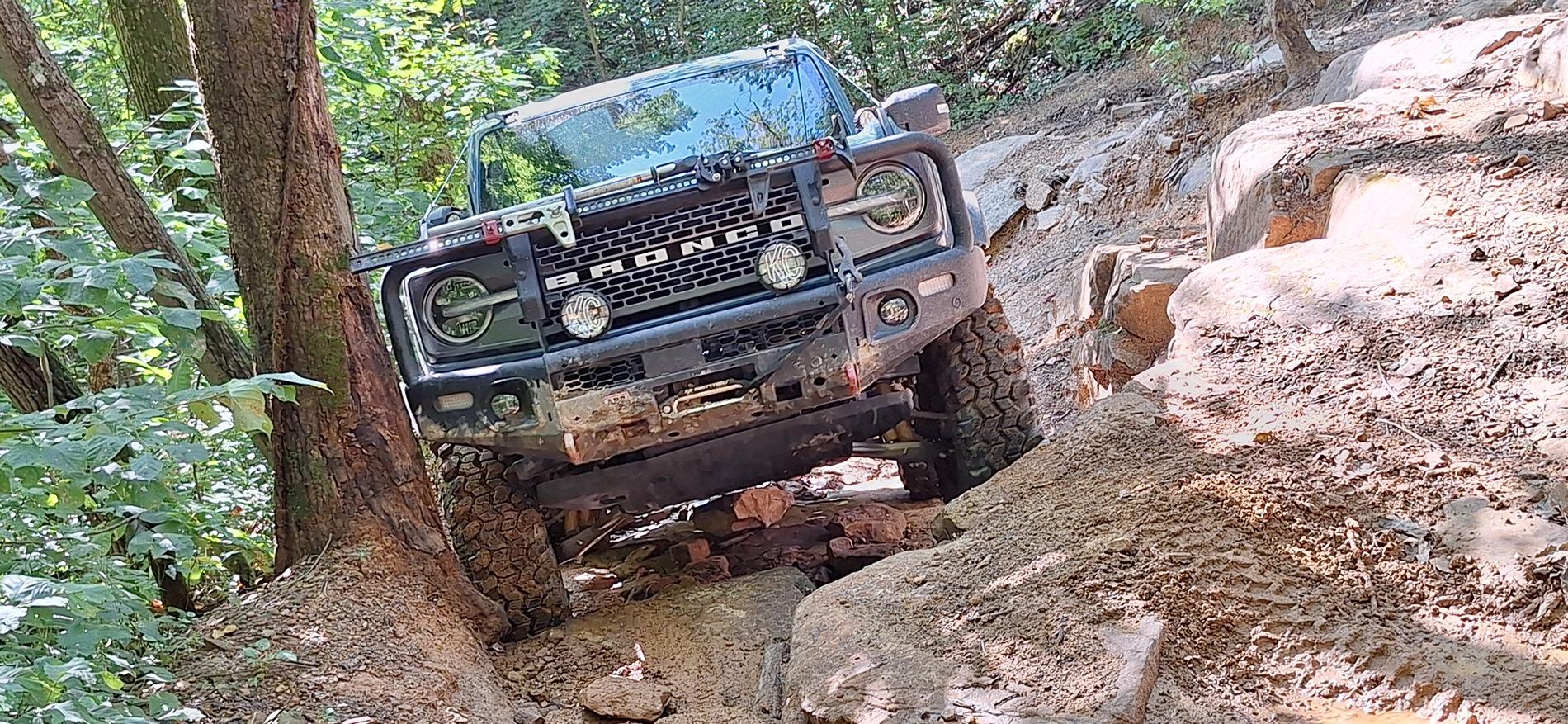 Ford Bronco Windrock Trail 11, 13, S8 (outside the park on TWRA land), 30, and 2. 20240817_171305