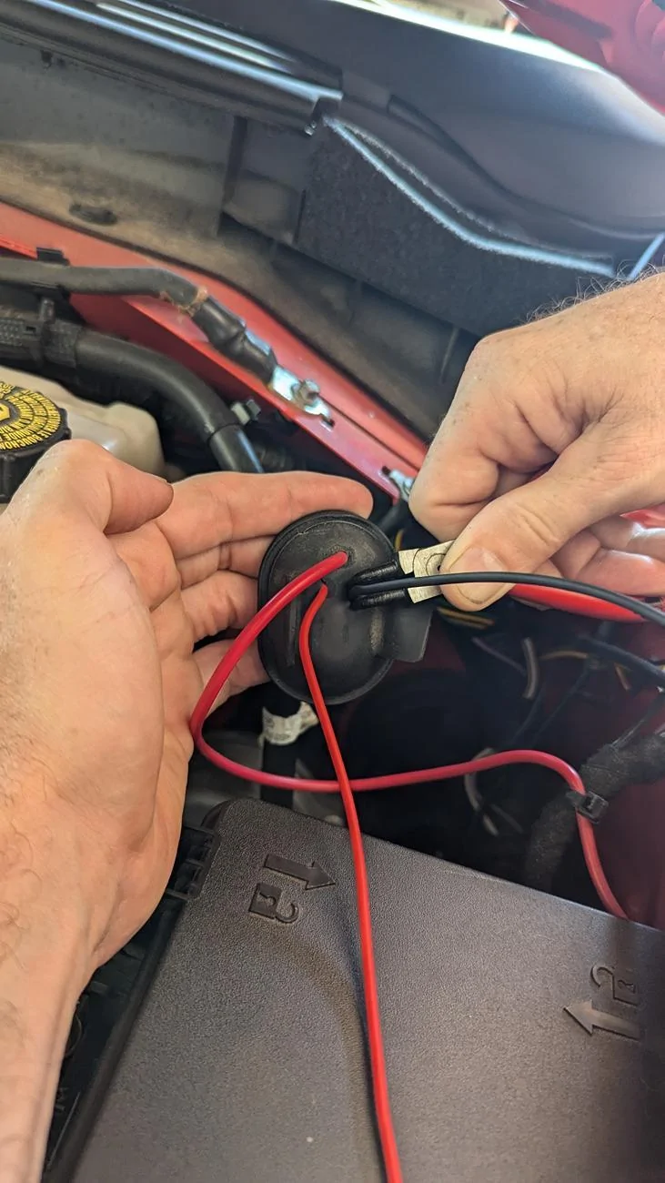 Ford Bronco Pro Tip - Feeding Wires Through Waterproof Grommets pxl_20240816_200103961-jpg