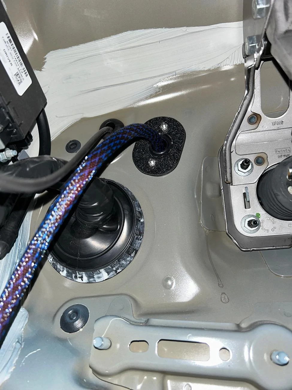 Ford Bronco Pro Tip - Feeding Wires Through Waterproof Grommets IMG_6349