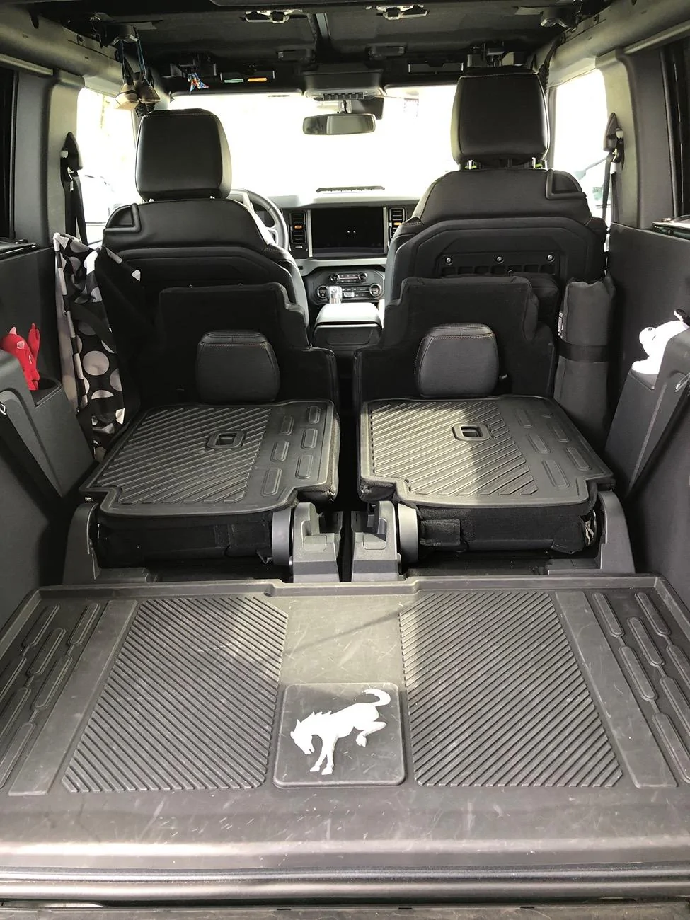 Ford Bronco Rear seat back MOLLE panels IMG_3754