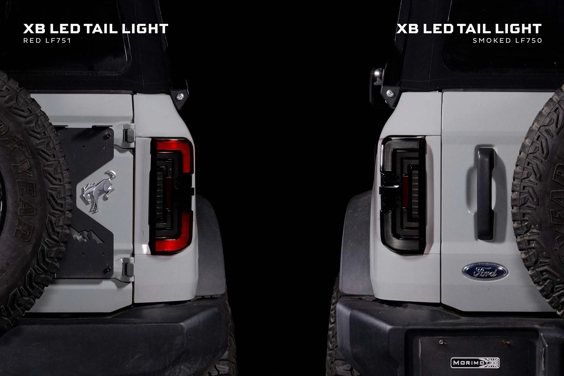 Ford Bronco NEW | Morimoto XB Tail Lights | Now Available mm_ford-bronco-21plus-xb-led-low-profile-tail-lights-smoked-lf750-red-lf751_comparison-5001-r