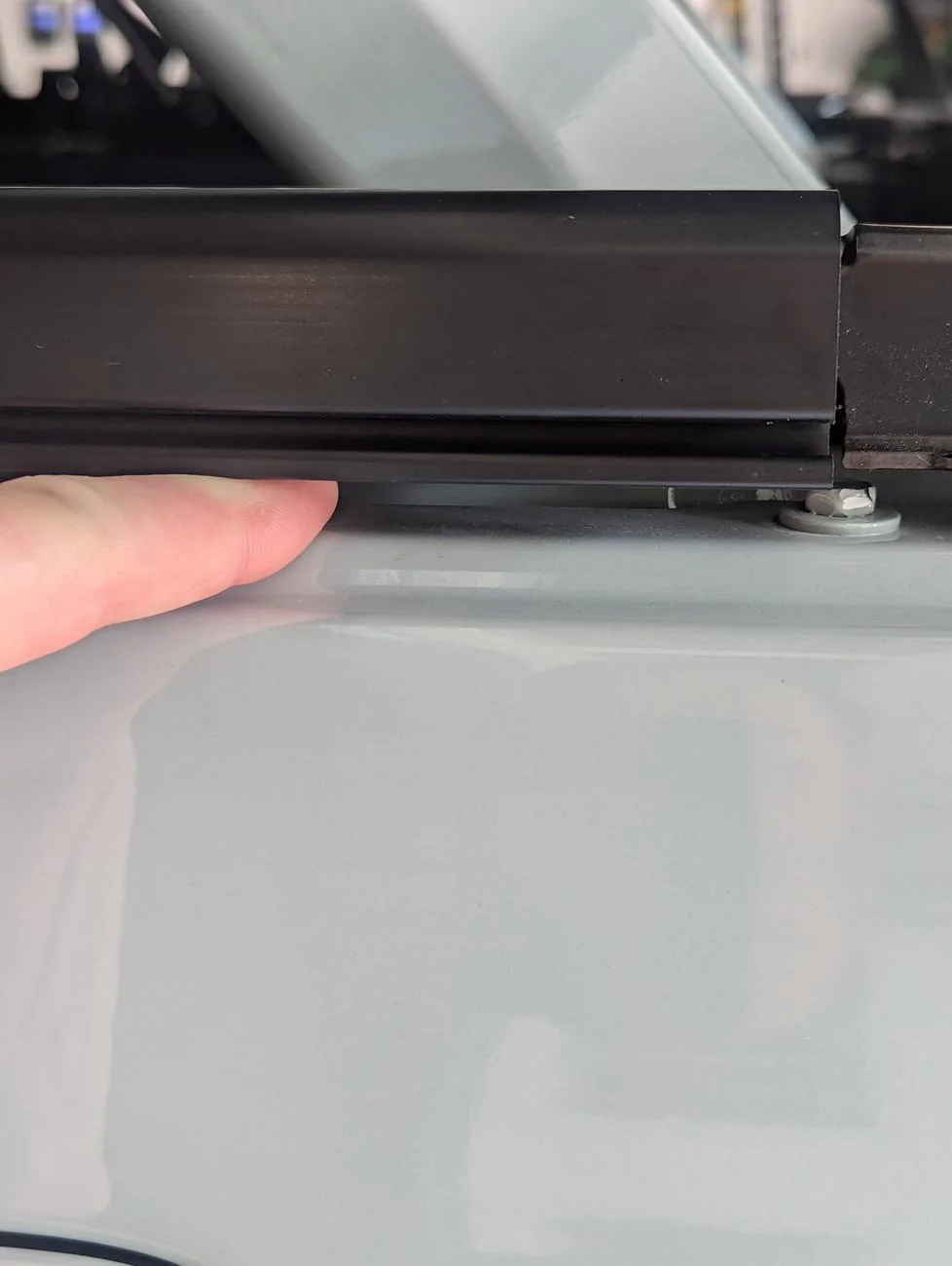 Ford Bronco Soft top frame height difference Driver w-finger