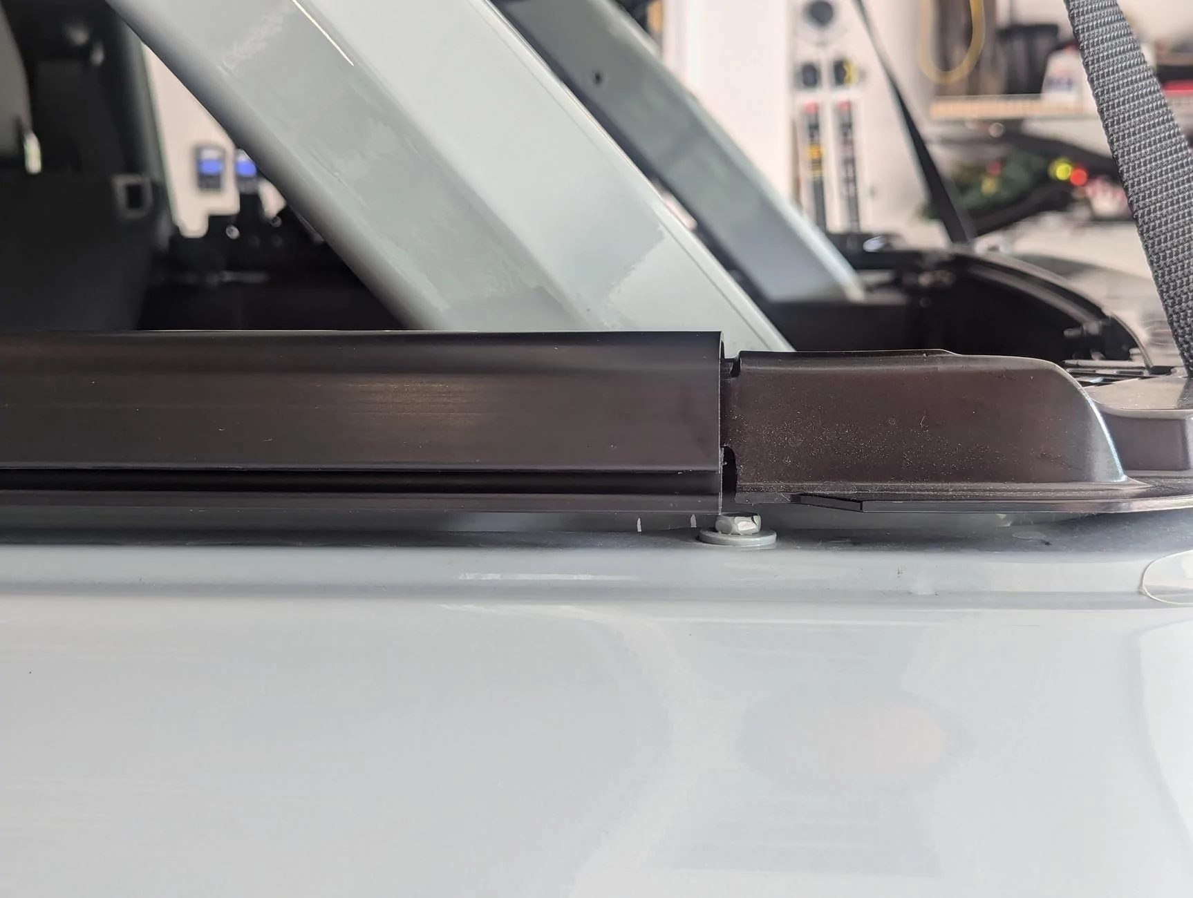 Ford Bronco Soft top frame height difference Driver Sid