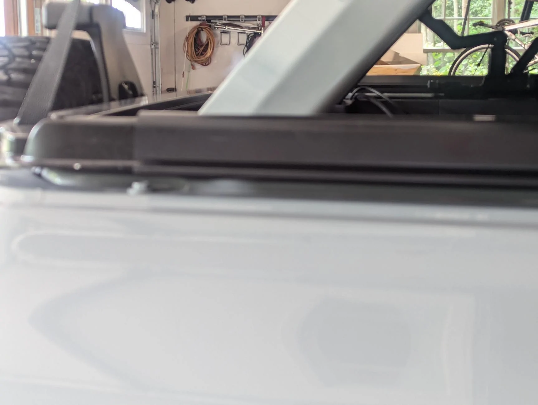 Ford Bronco Soft top frame height difference Passenger Sid