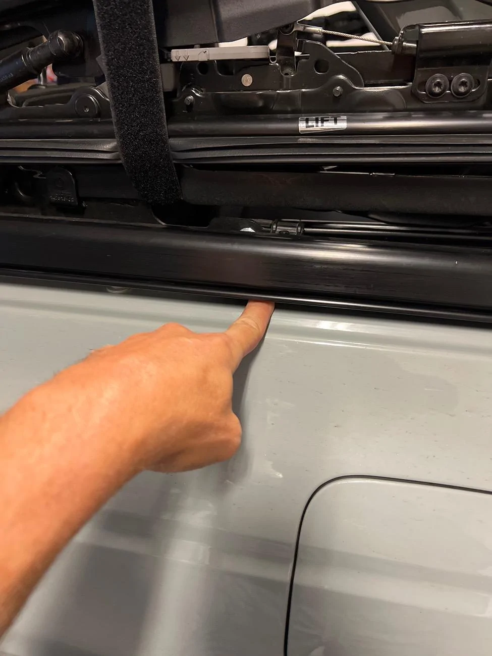 Ford Bronco Soft top frame height difference imag