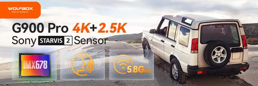 Ford Bronco To See Like A Wolf - Enabled By Wolfbox G900 PRO Dash Cam: Pre-order and Giveaway! WolfBox G900 Pro